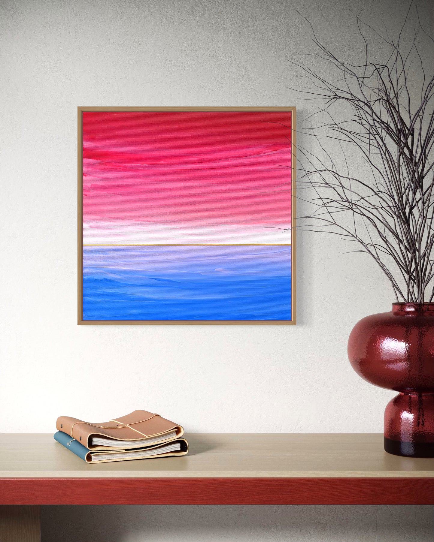 "After Sunset" - 20 x 20 cm