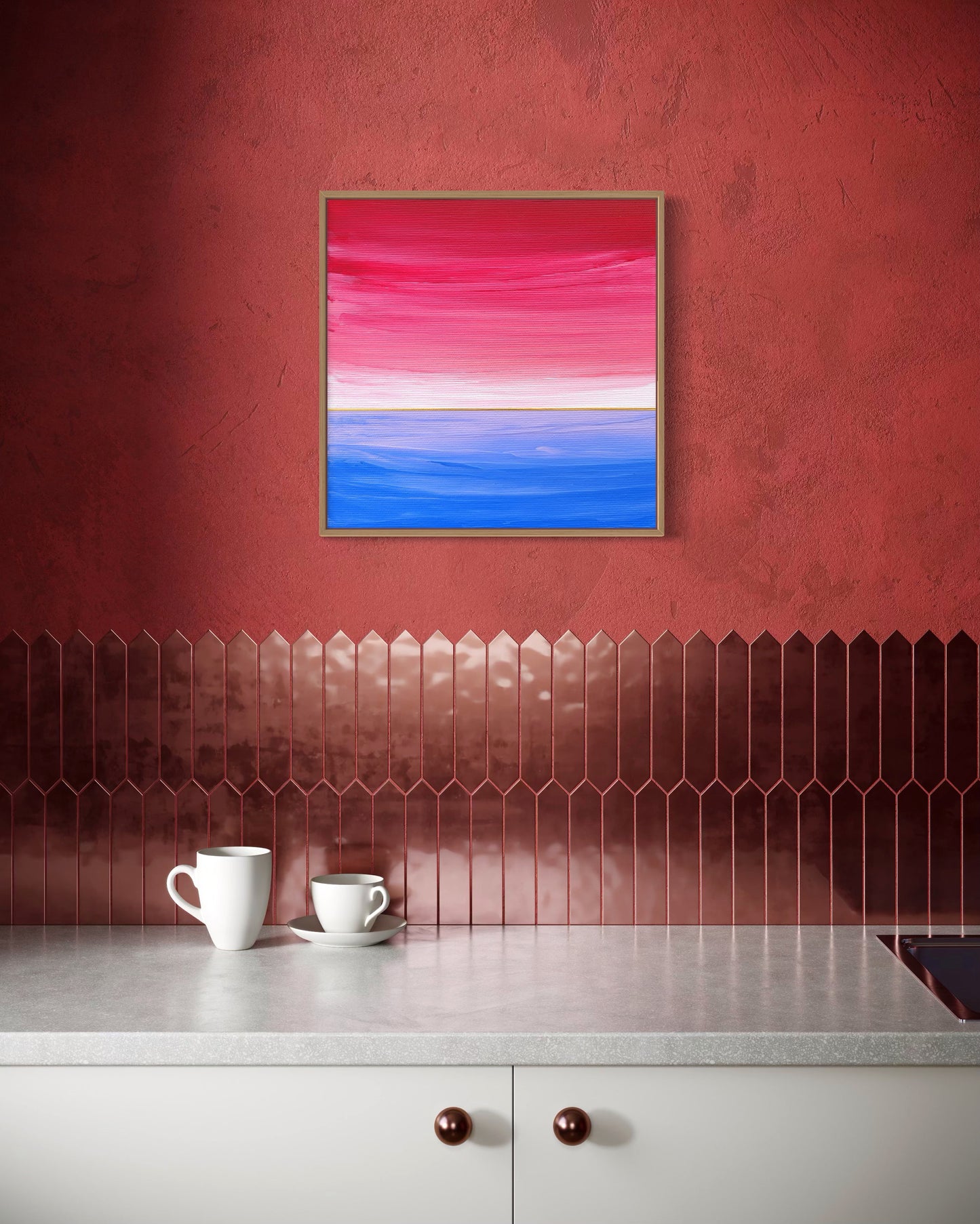 "After Sunset" - 20 x 20 cm