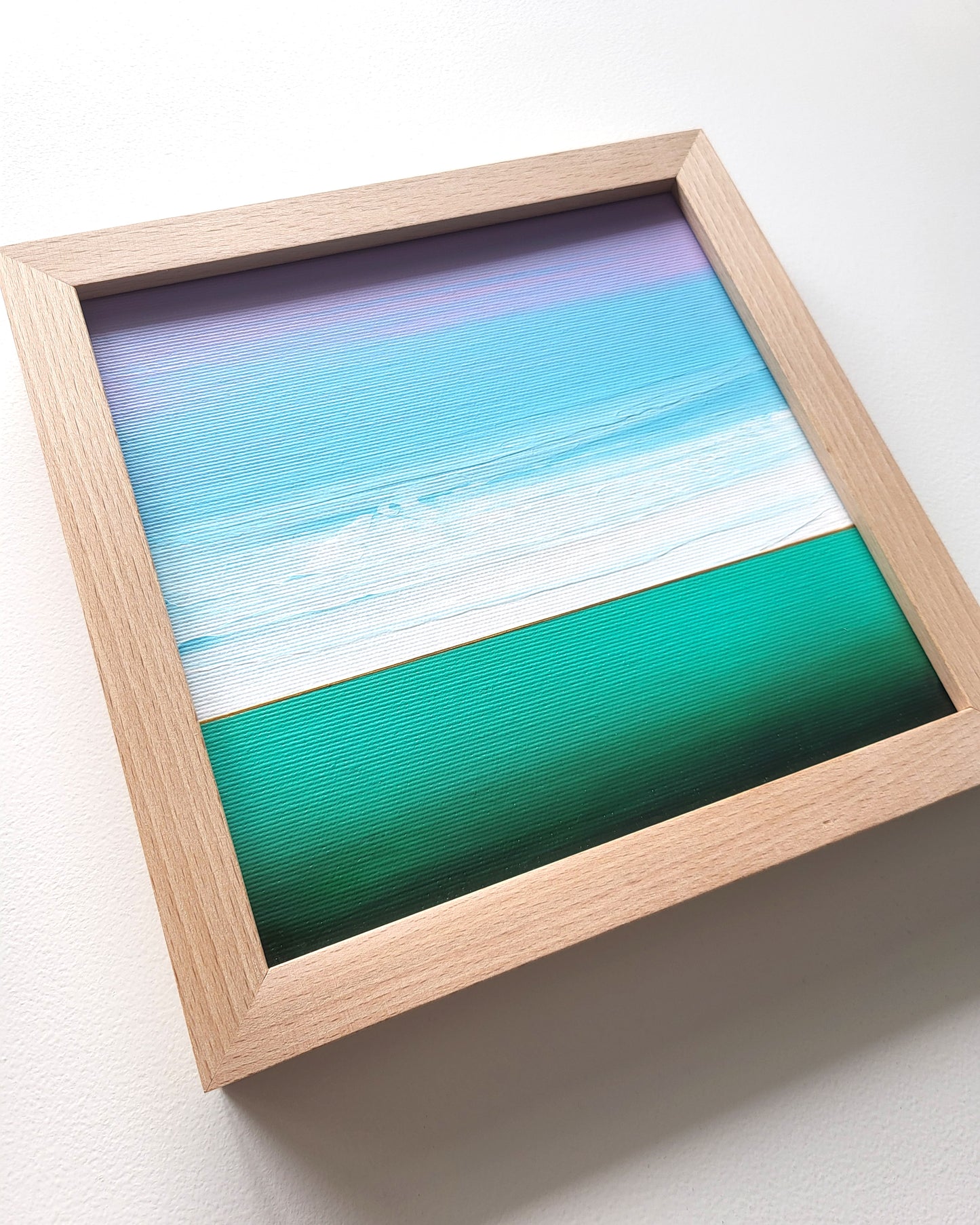 "Clouds And Sea" - 20 x 20 cm