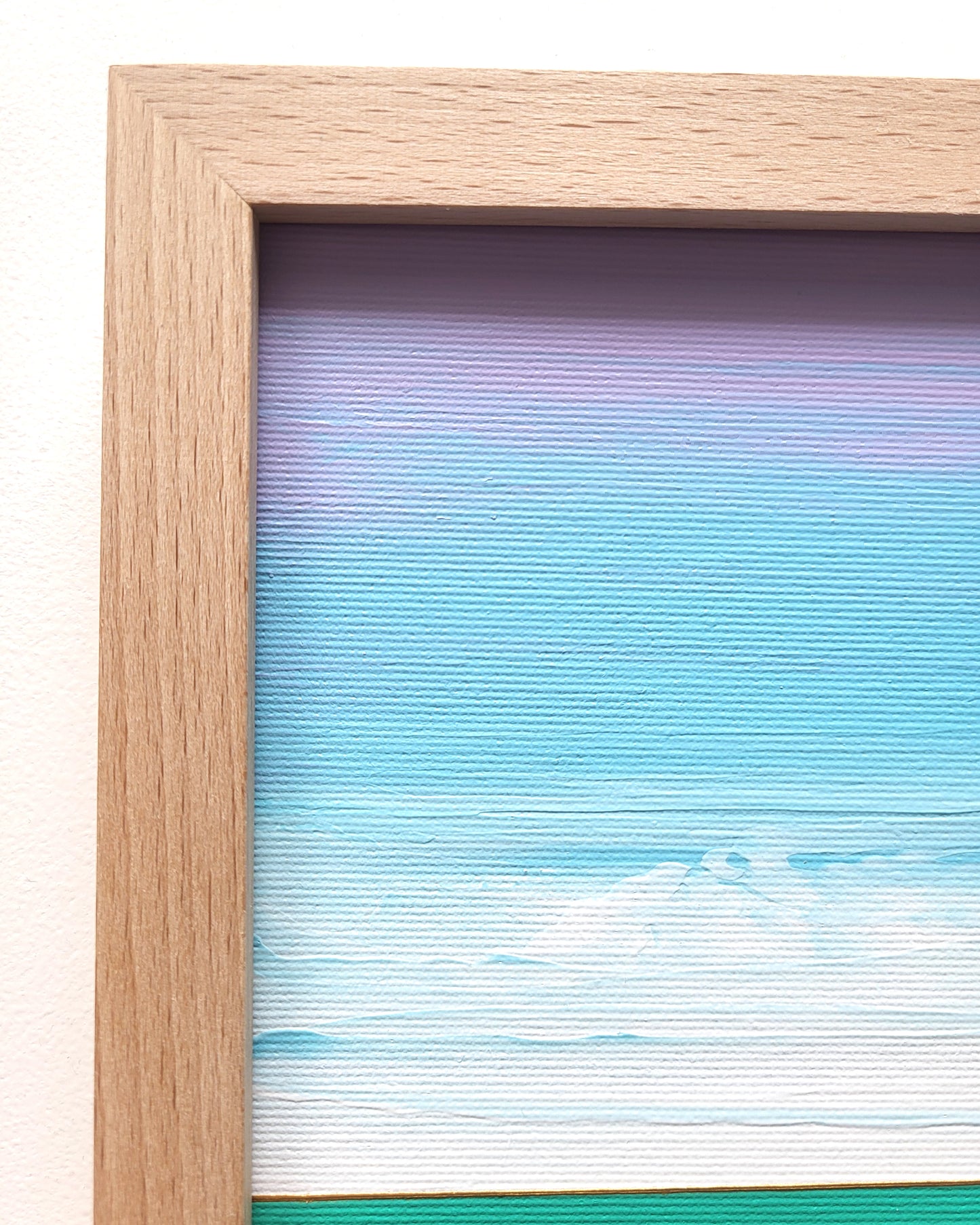 "Clouds And Sea" - 20 x 20 cm