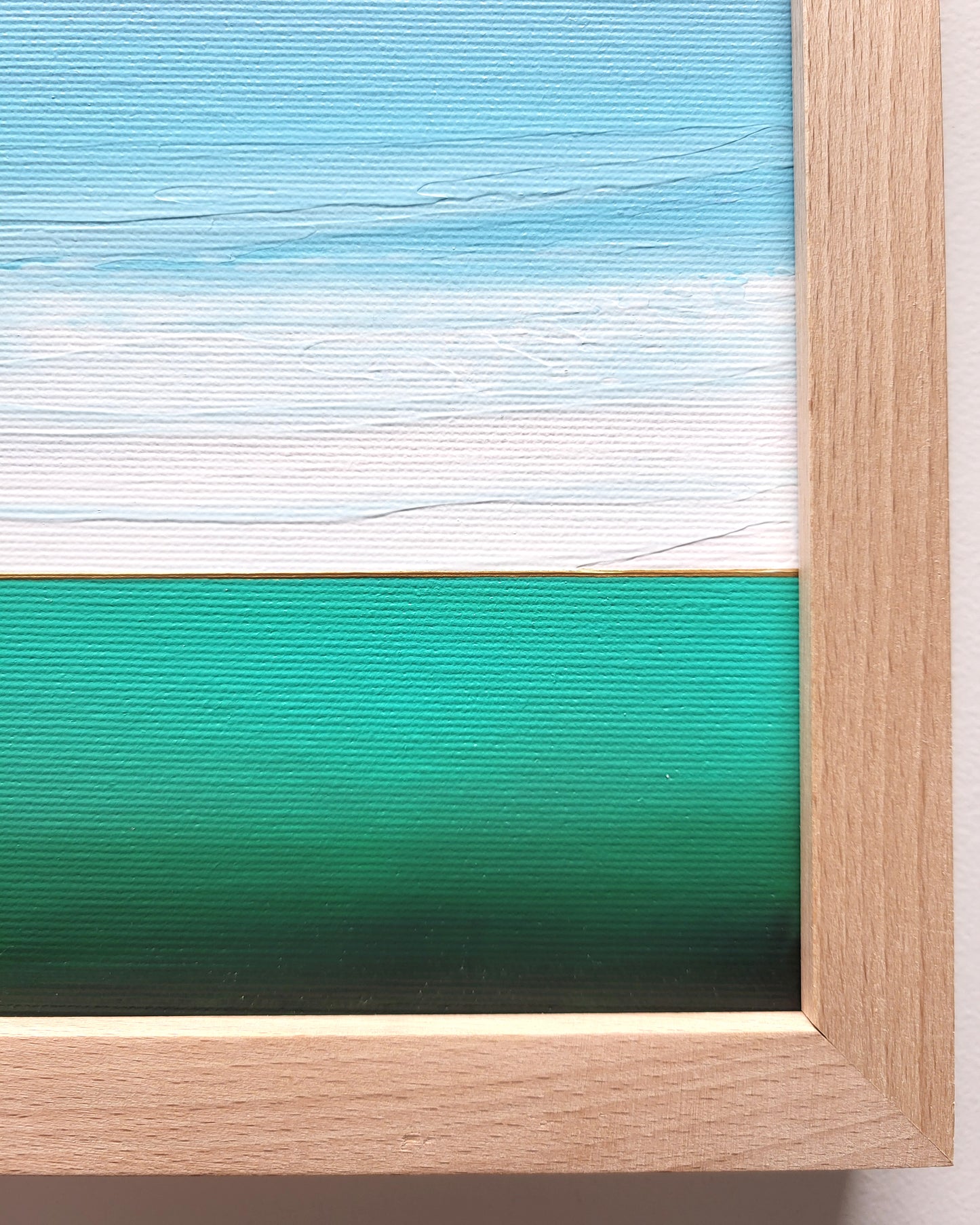 "Clouds And Sea" - 20 x 20 cm