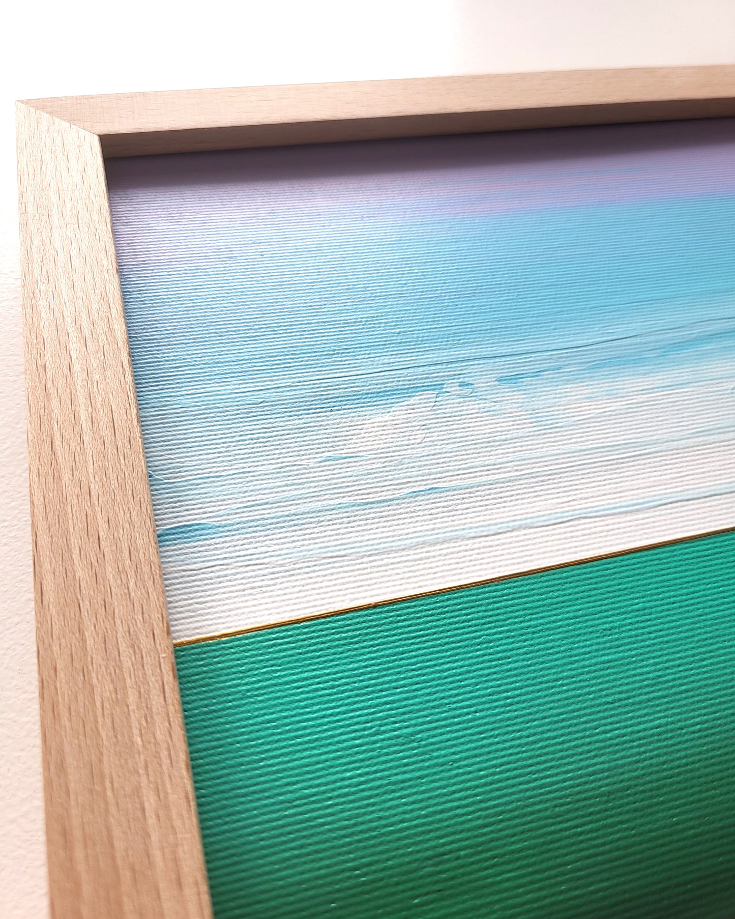 "Clouds And Sea" - 20 x 20 cm