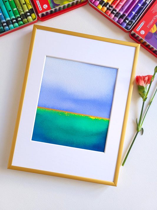 "Golden Horizon" ( 20/2026 ) - 18 x 24 cm