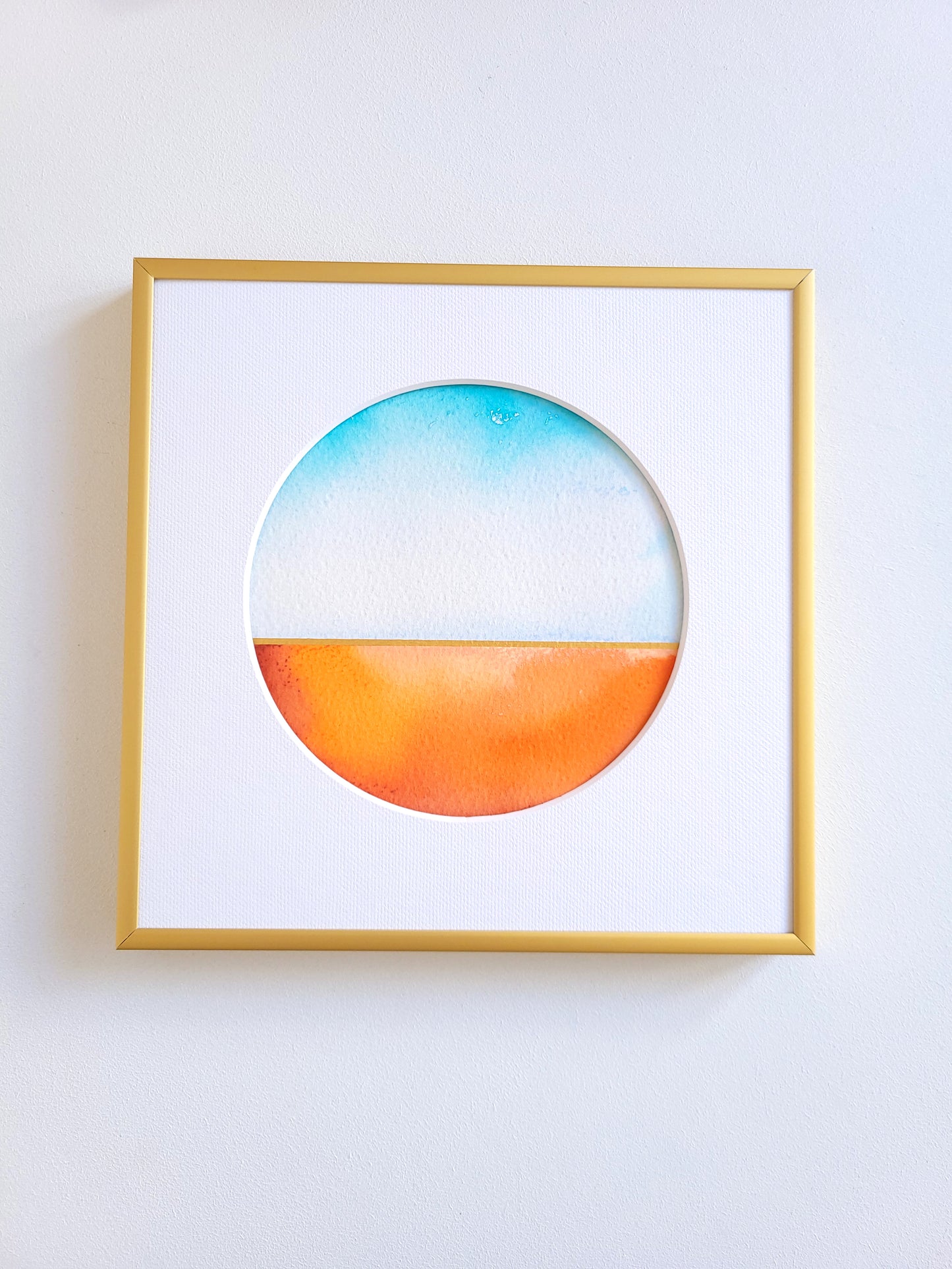 "Golden Horizon XXIII" - 20 x 20 cm
