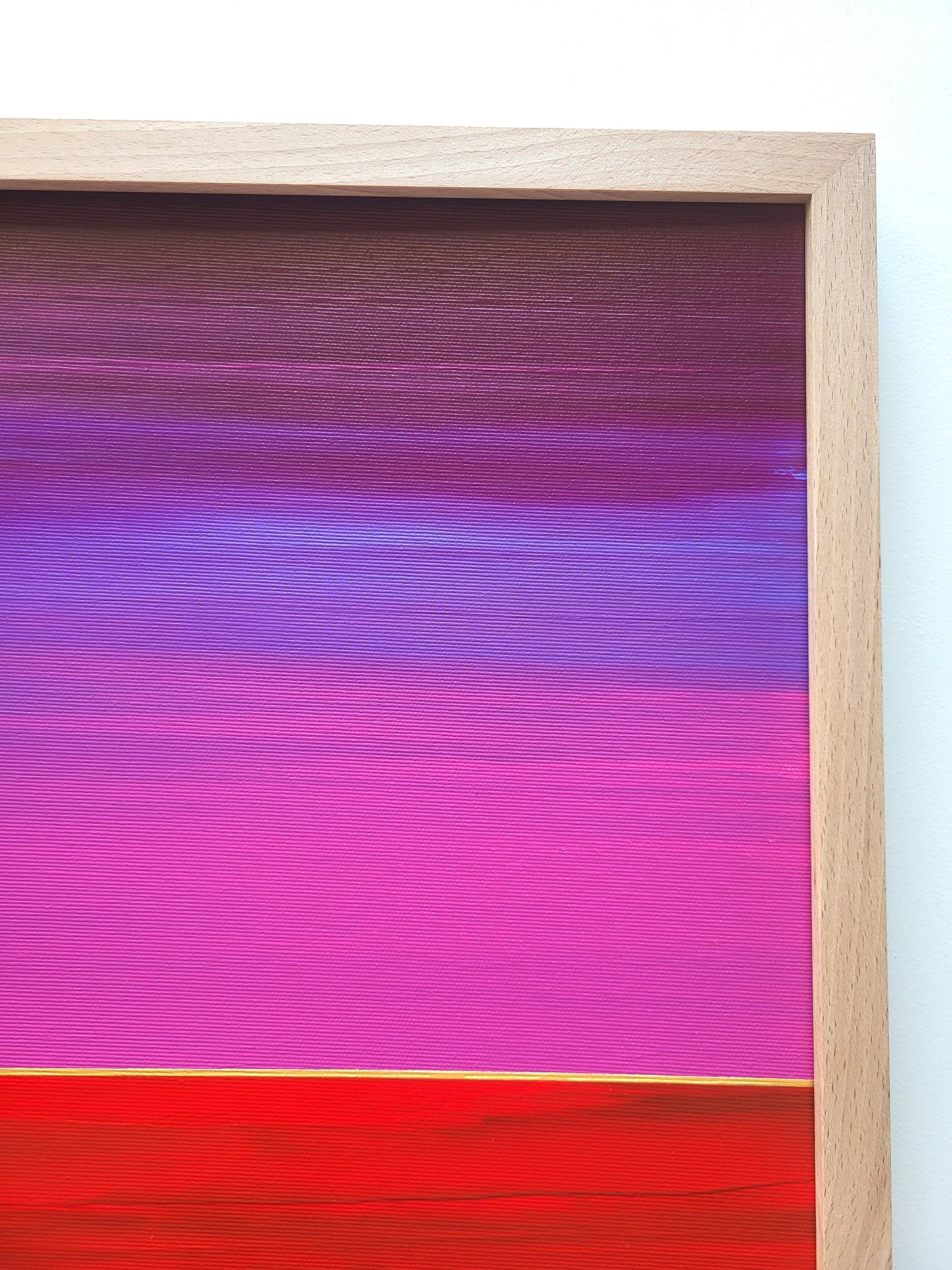 "Pink Dusk" - 40 x 40 cm