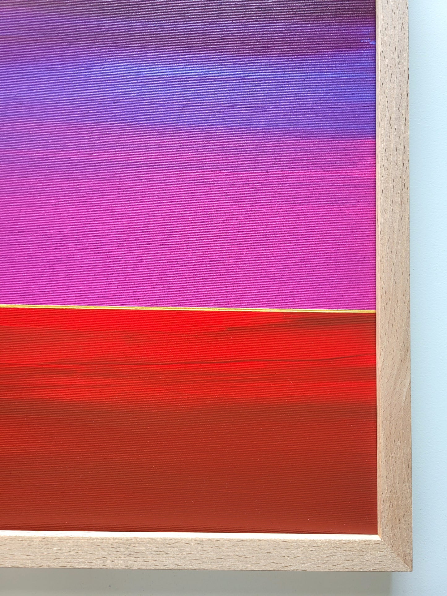 "Pink Dusk" - 40 x 40 cm