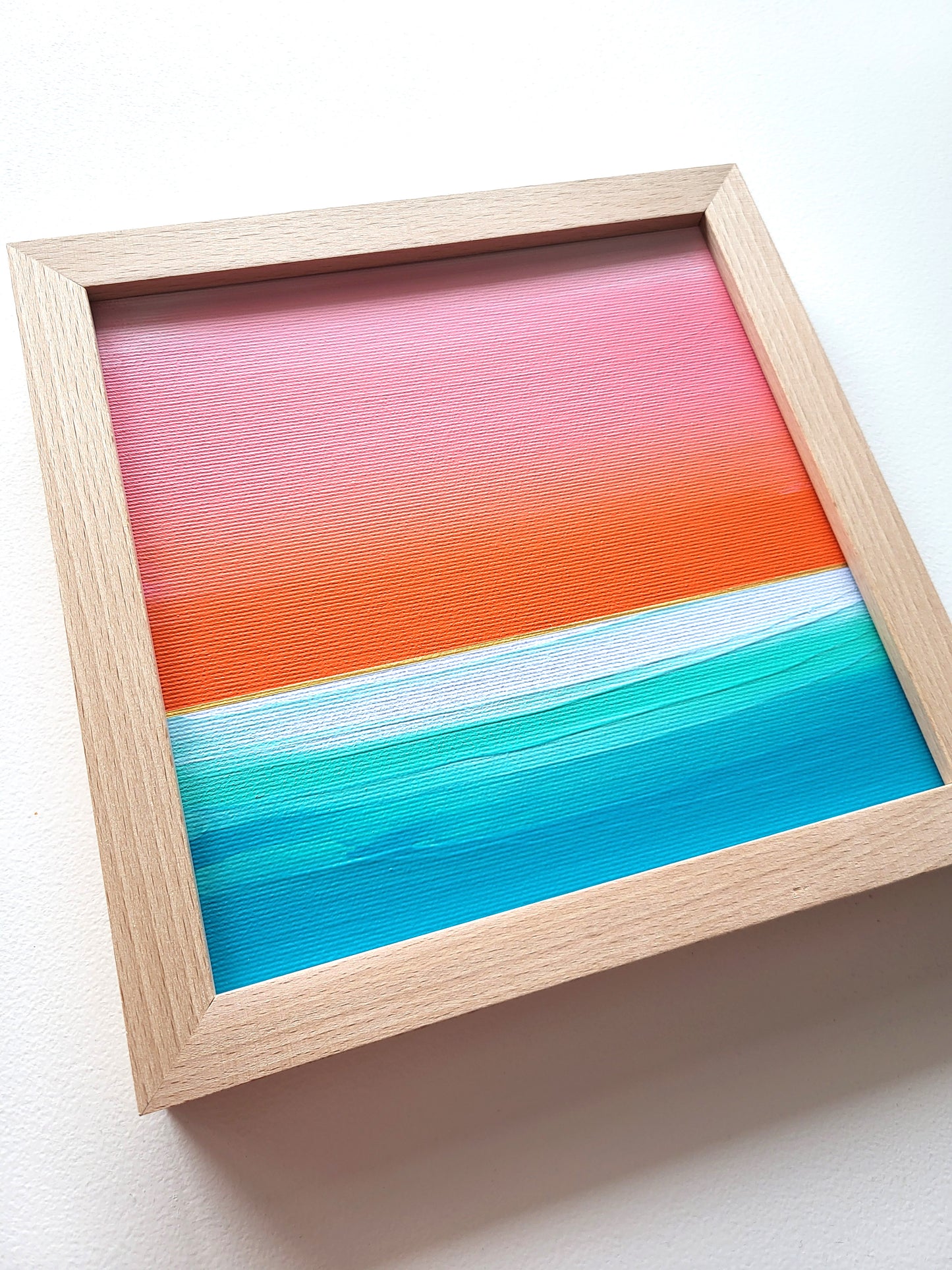 "At Sunset" - 20 x 20 cm