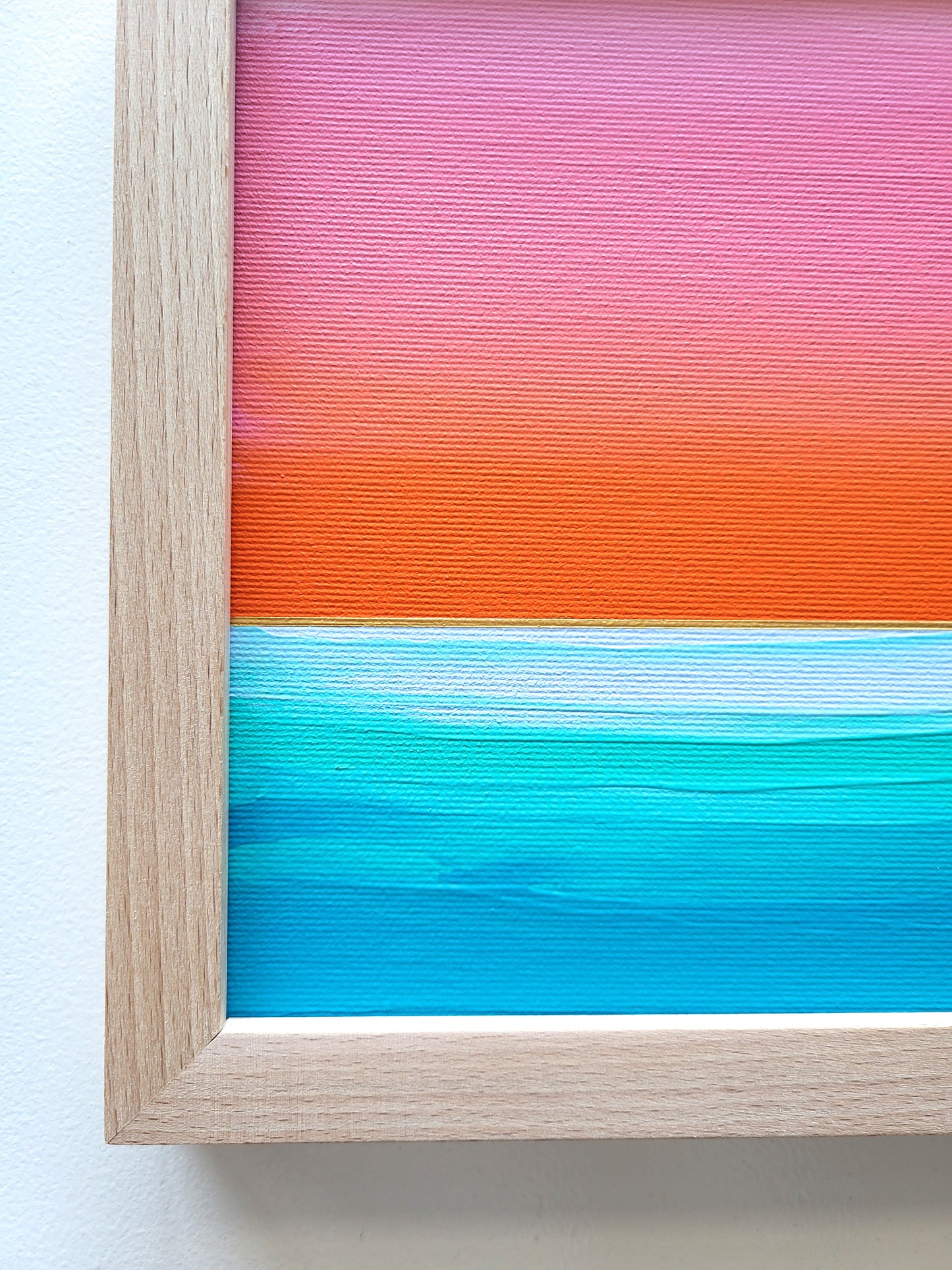 "At Sunset" - 20 x 20 cm