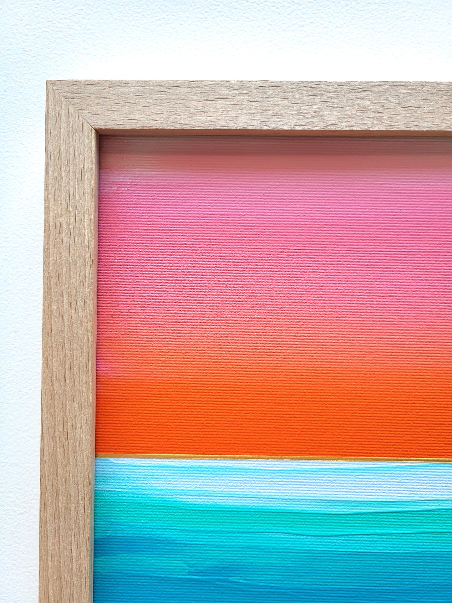 "At Sunset" - 20 x 20 cm