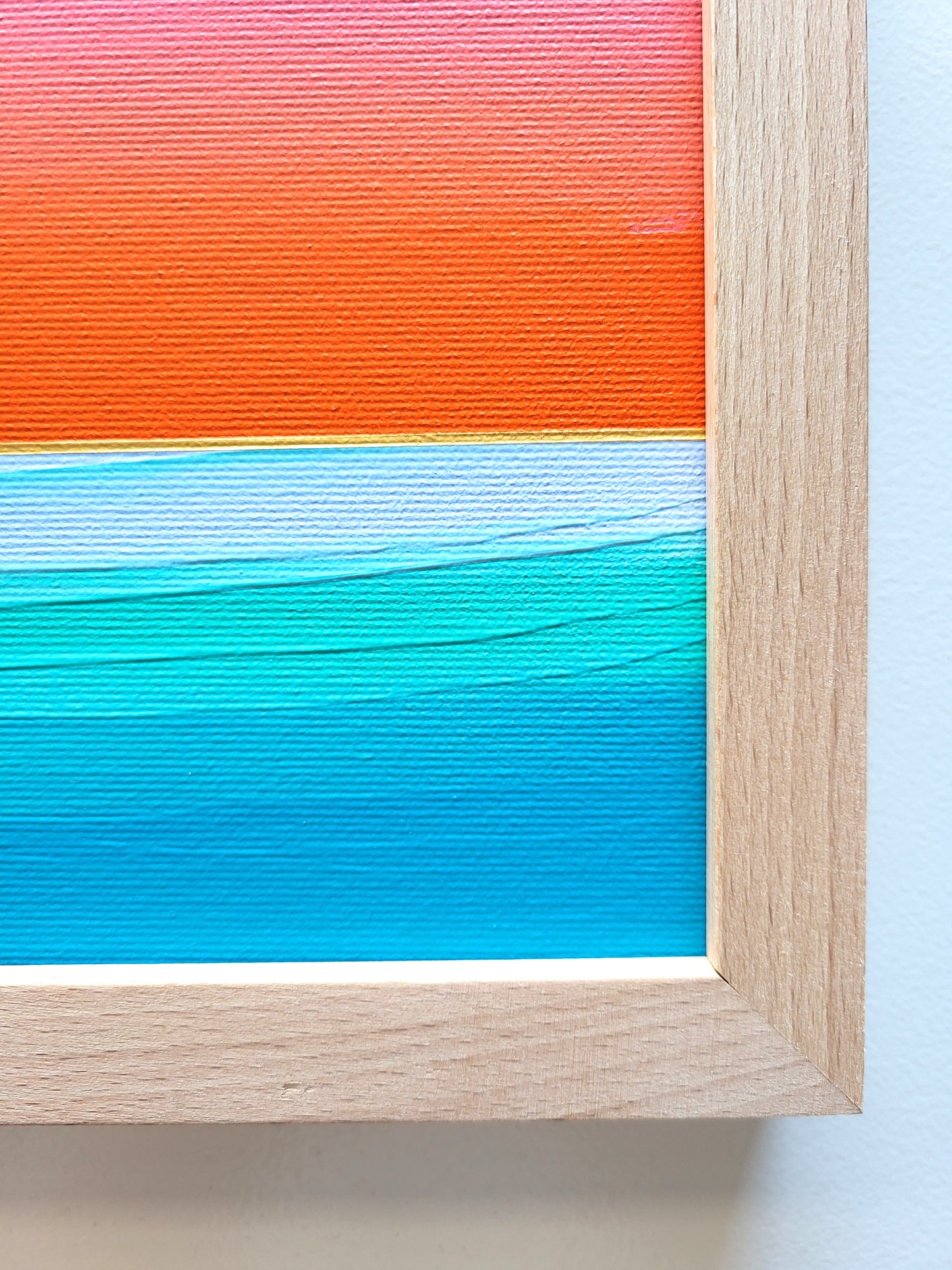 "At Sunset" - 20 x 20 cm