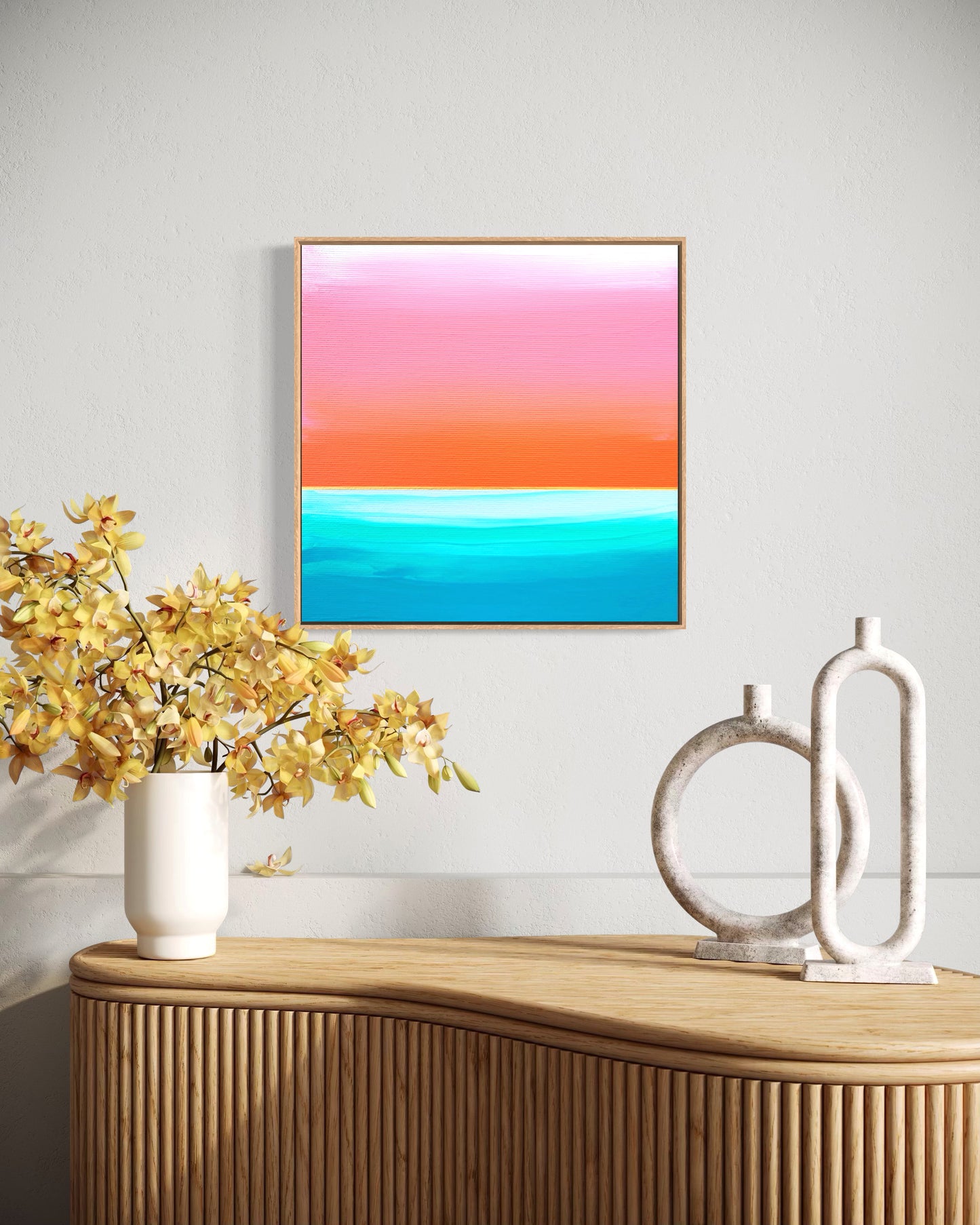 "At Sunset" - 20 x 20 cm