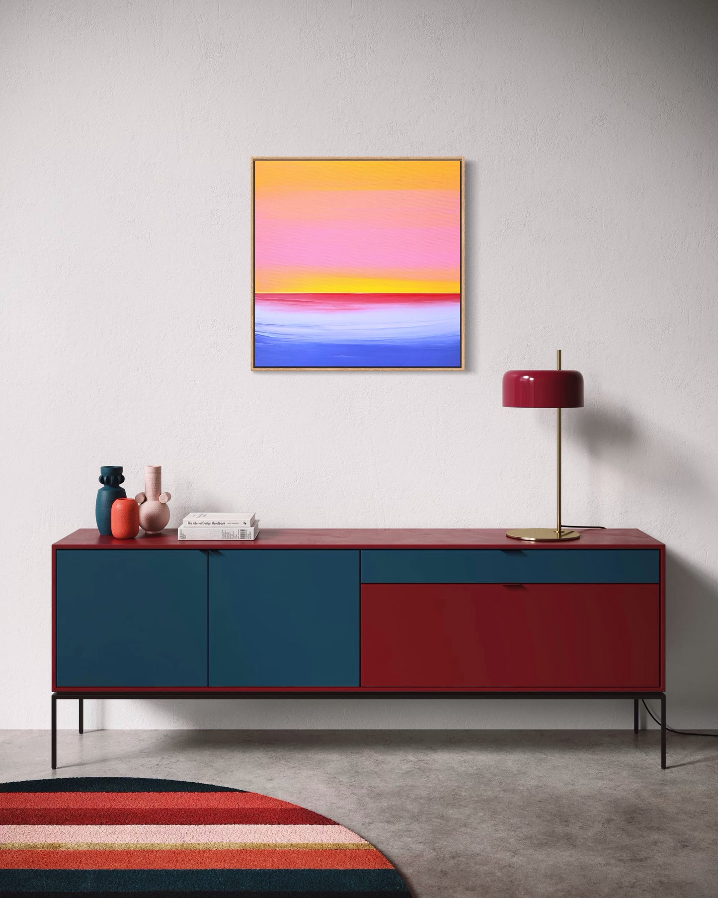 "Lilac Waters" - 40 x 40 cm