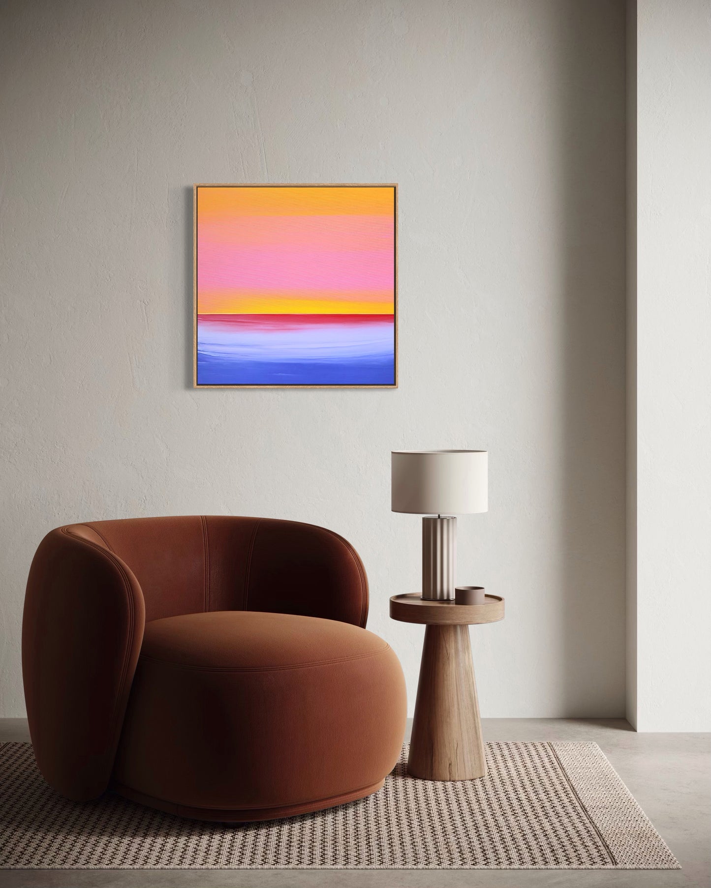 "Lilac Waters" - 40 x 40 cm