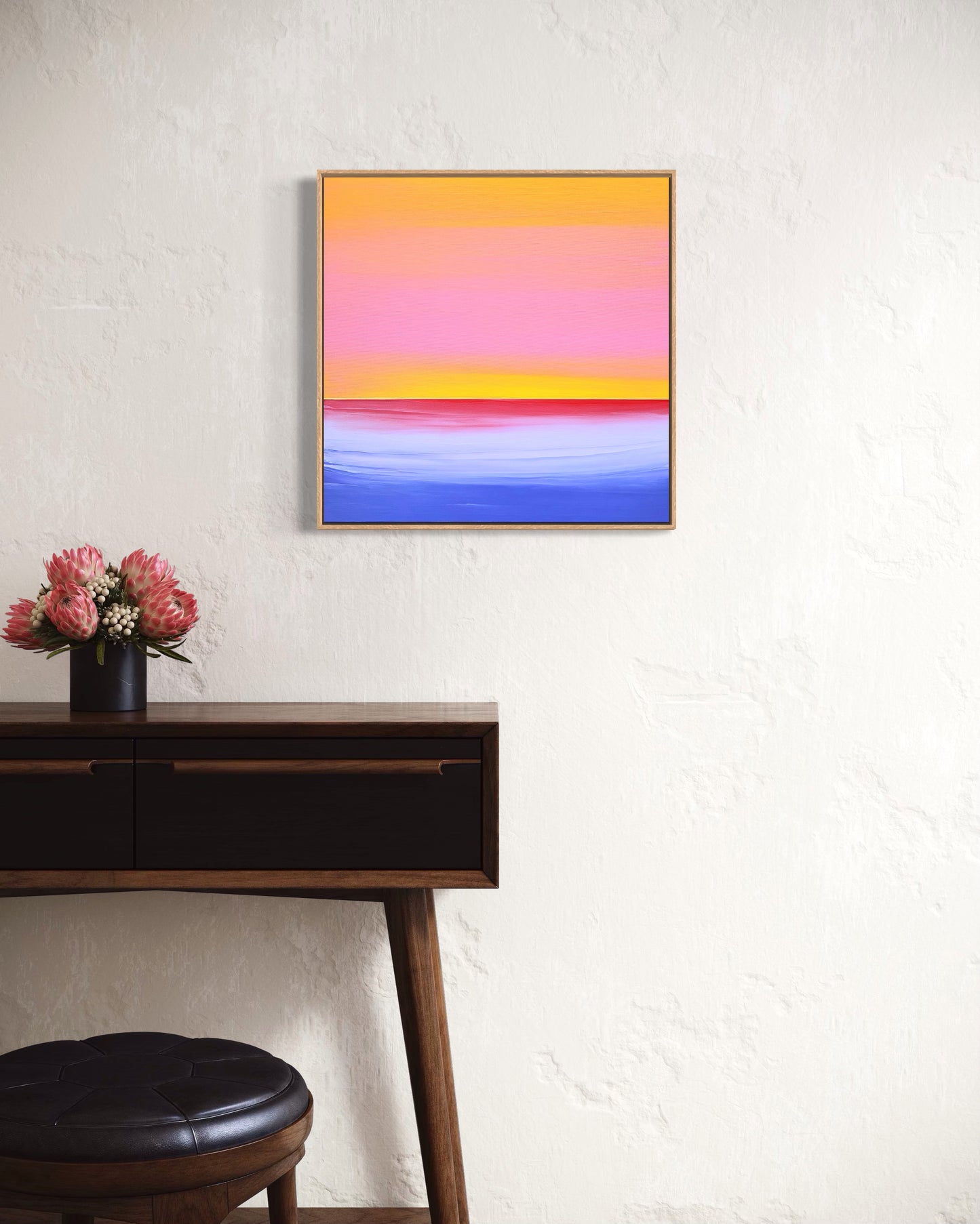 "Lilac Waters" - 40 x 40 cm