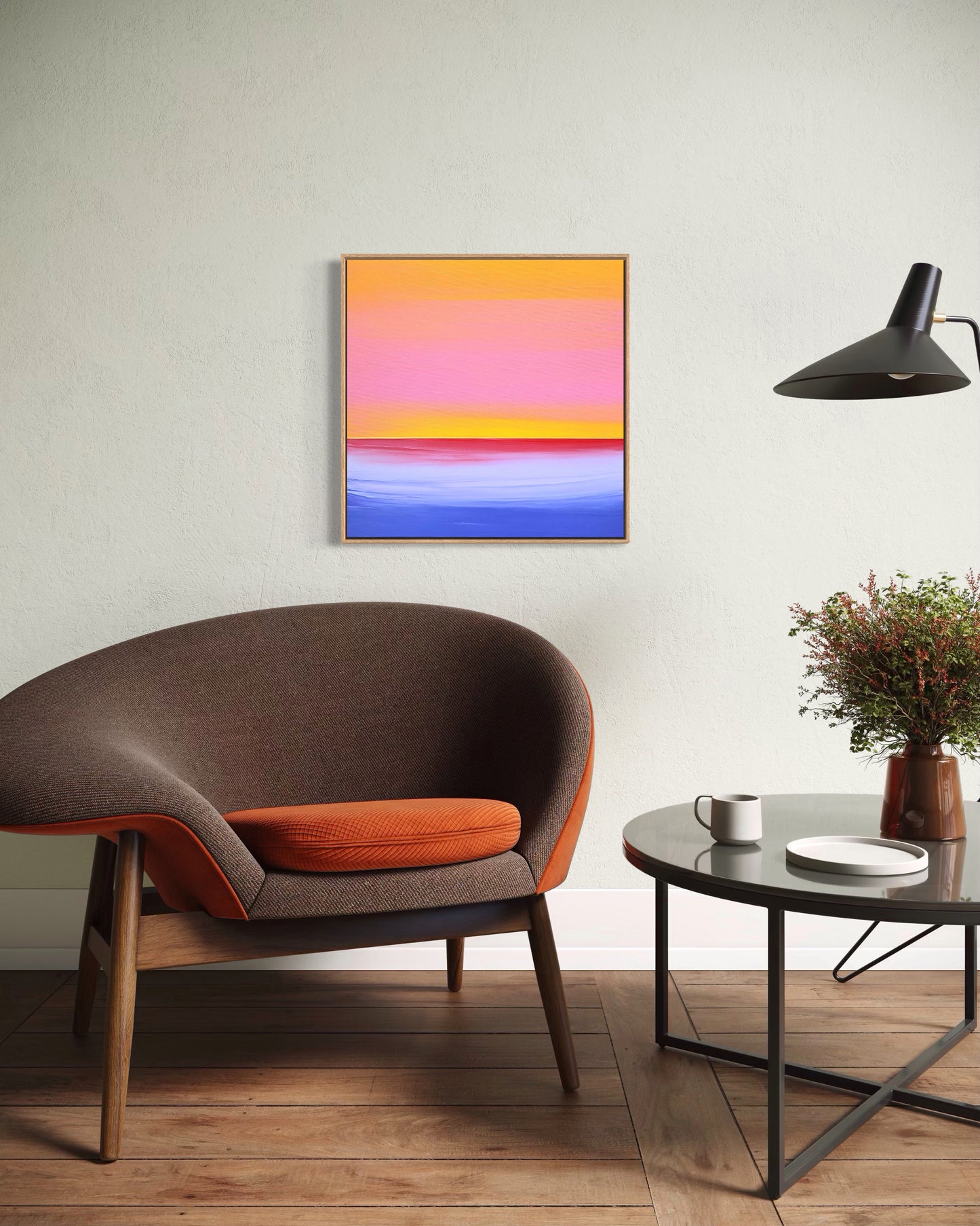 "Lilac Waters" - 40 x 40 cm