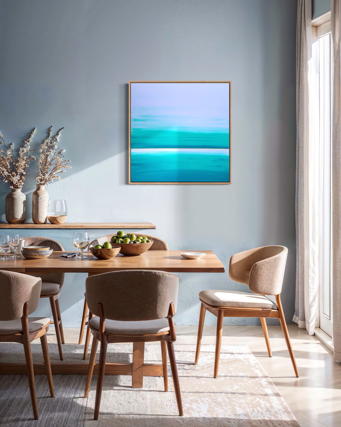 "Lake Mists" - 60 x 60 cm