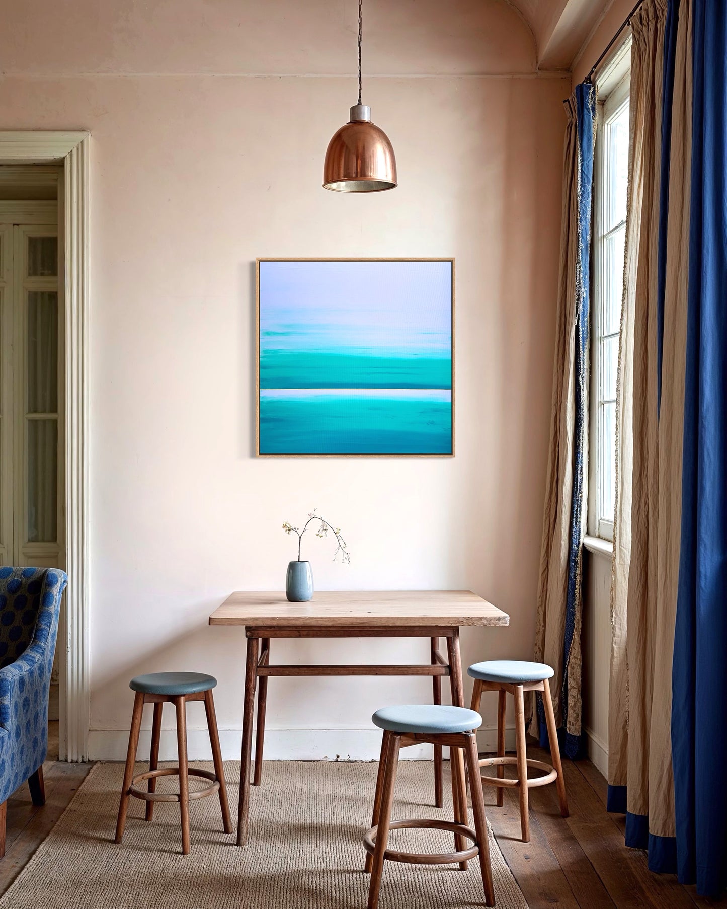 "Lake Mists" - 60 x 60 cm