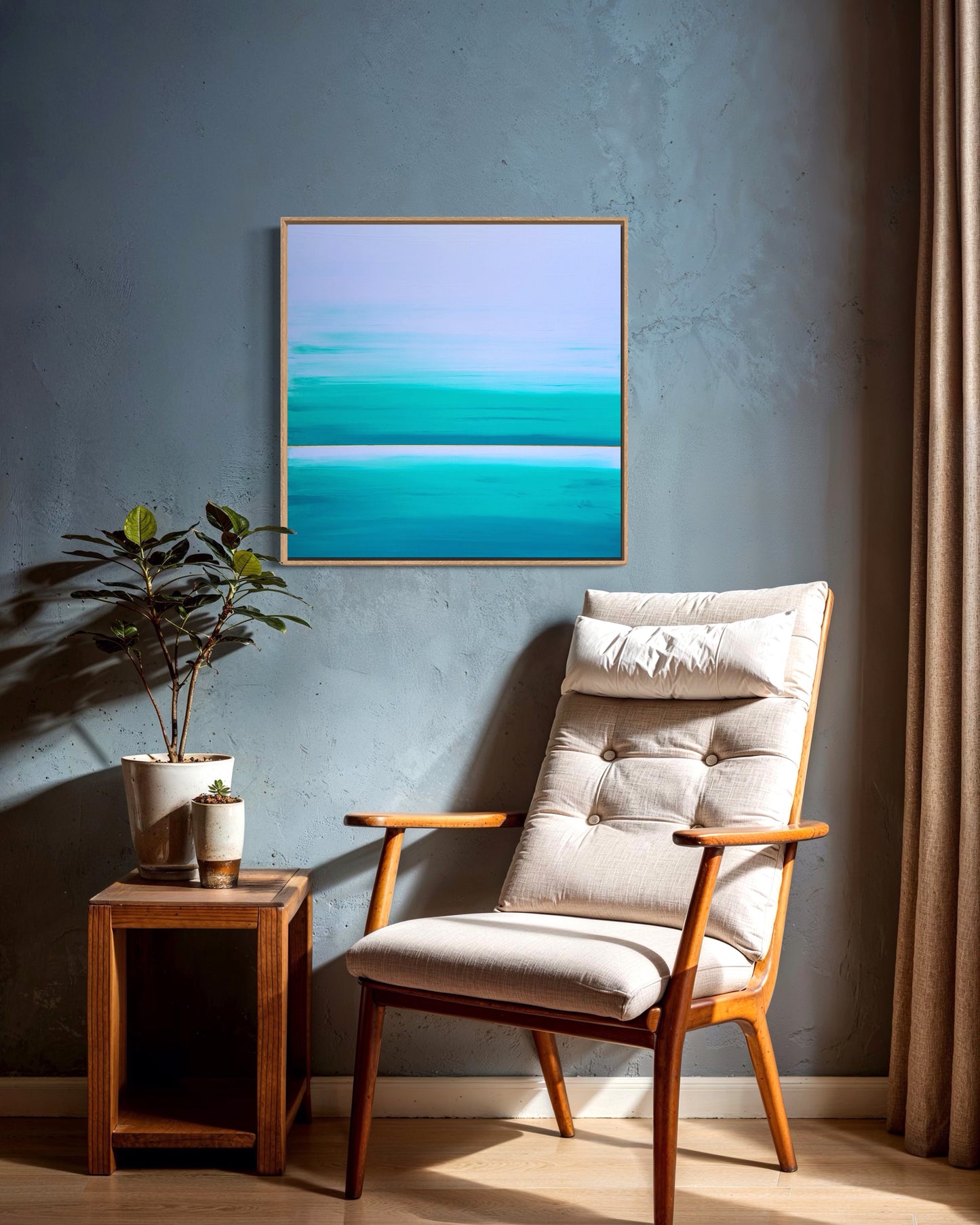 "Lake Mists" - 60 x 60 cm