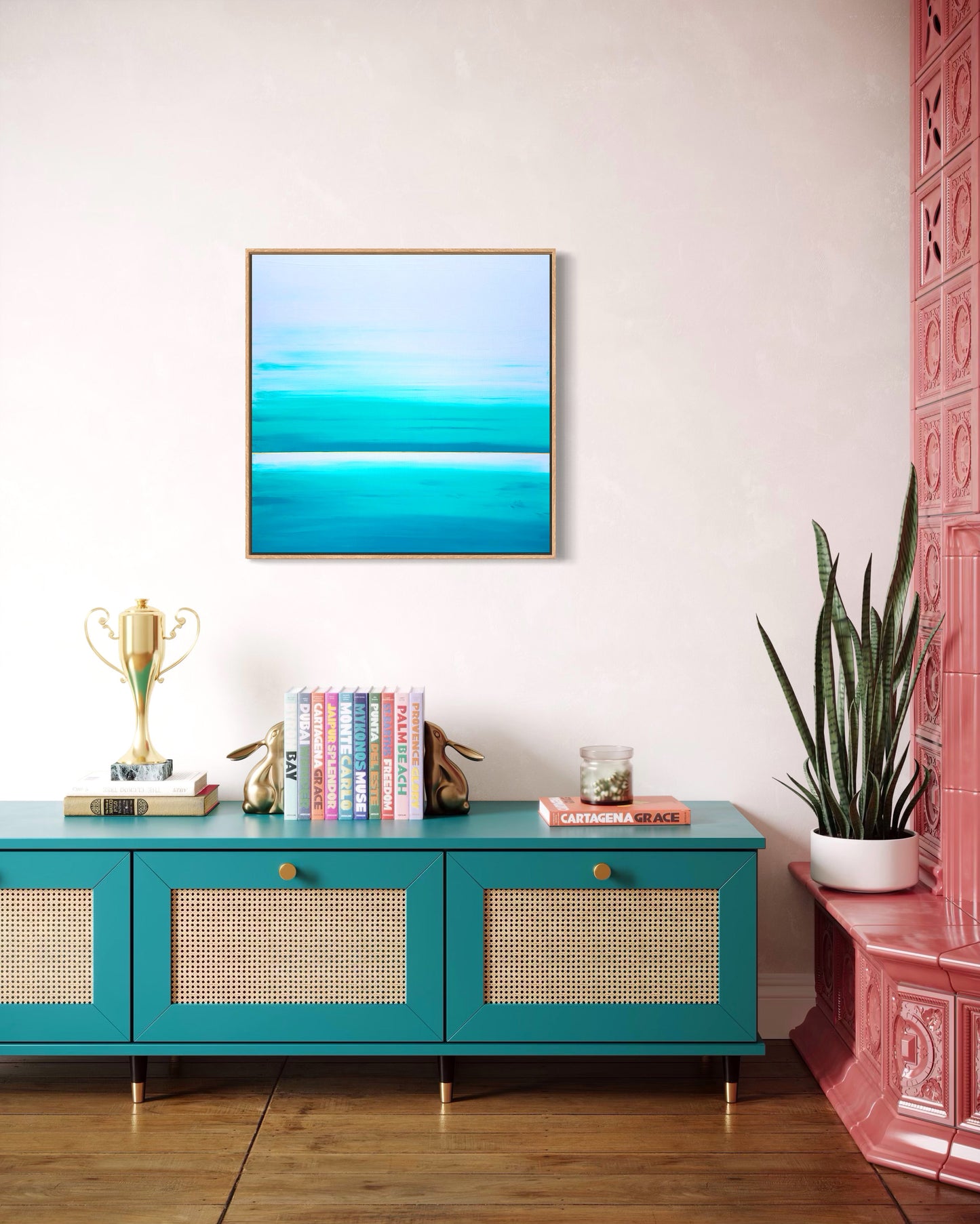 "Lake Mists" - 60 x 60 cm