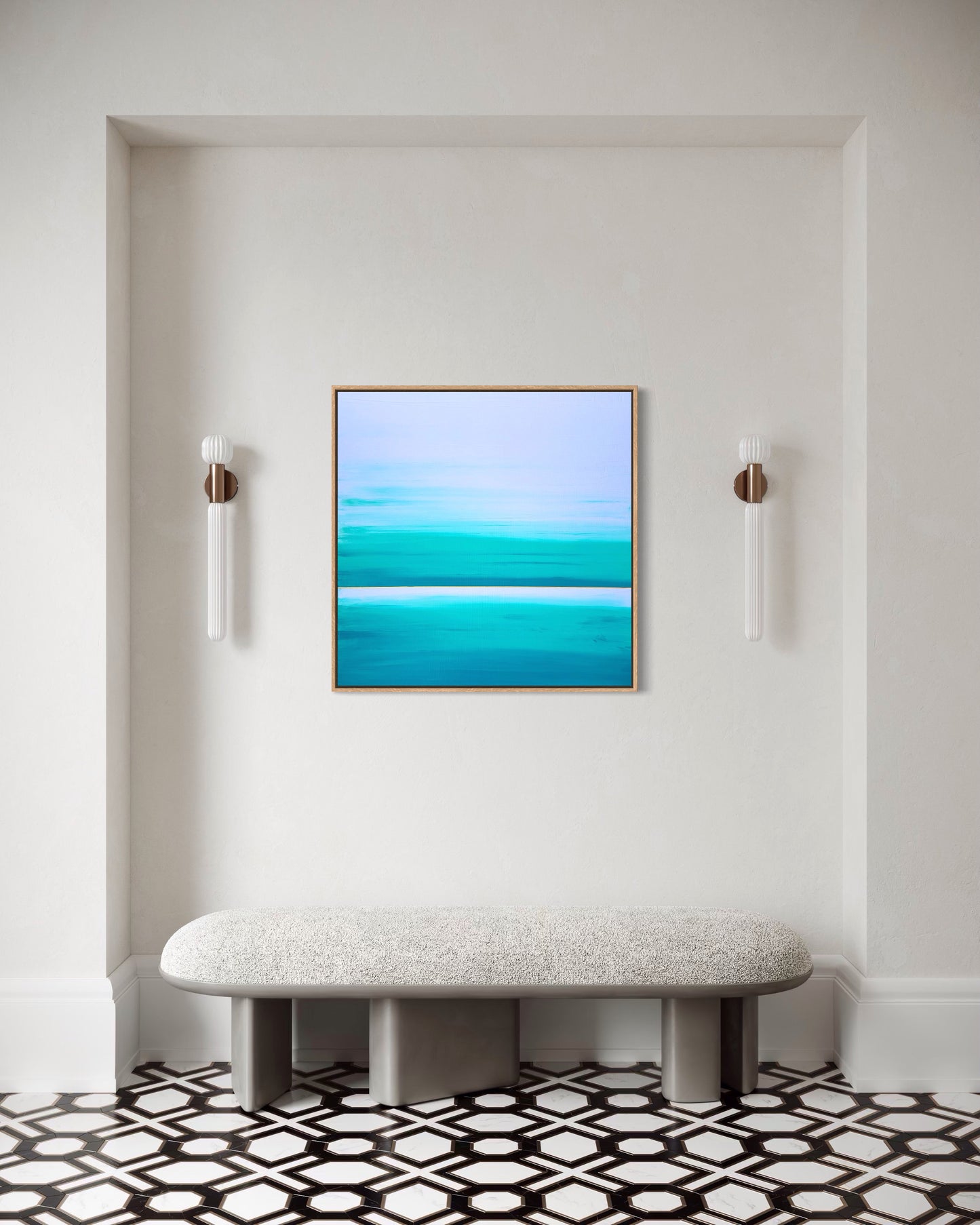 "Lake Mists" - 60 x 60 cm