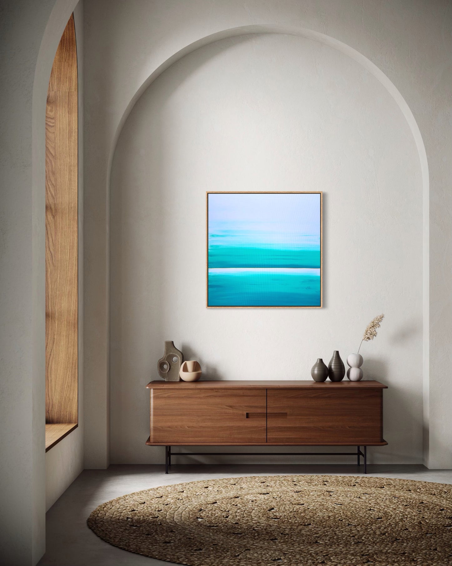 "Lake Mists" - 60 x 60 cm