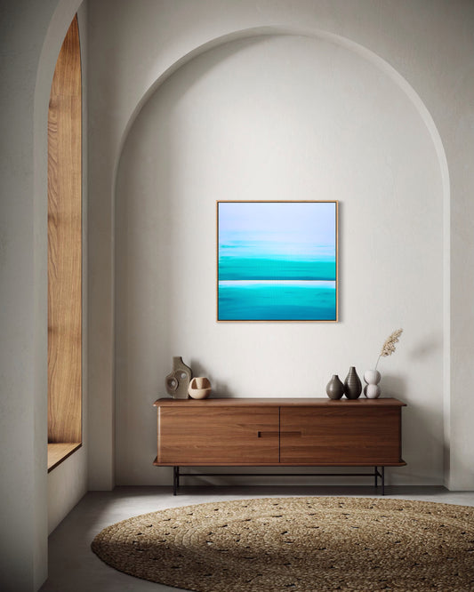 "Lake Mists" - 60 x 60 cm