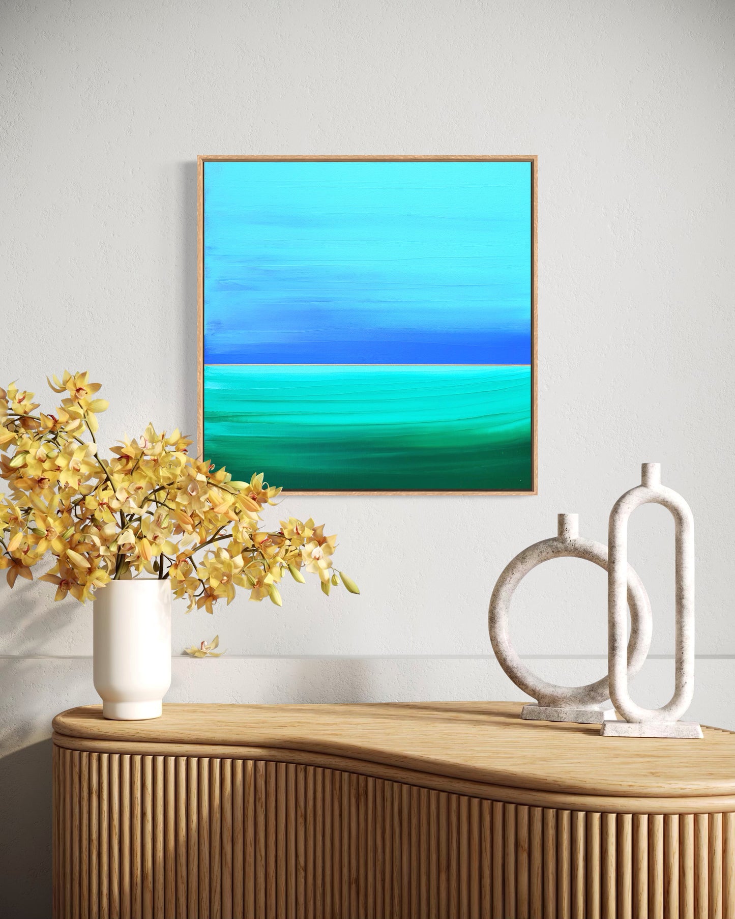 "Among The Waves" - 40 x 40 cm