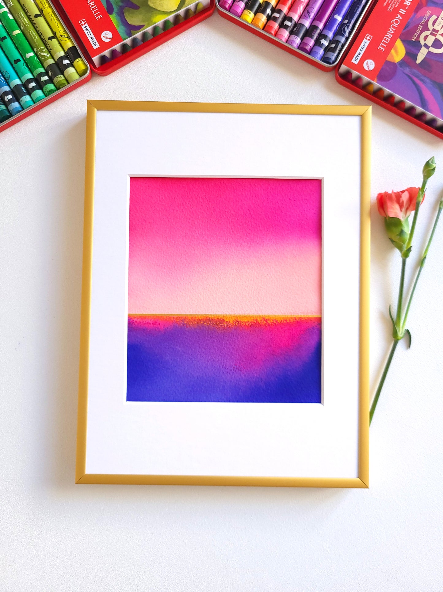"Golden Horizon" ( 22/2026 ) - 18 x 24 cm