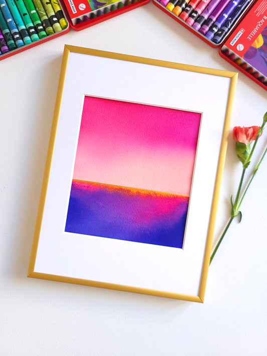"Golden Horizon" ( 22/2026 ) - 18 x 24 cm