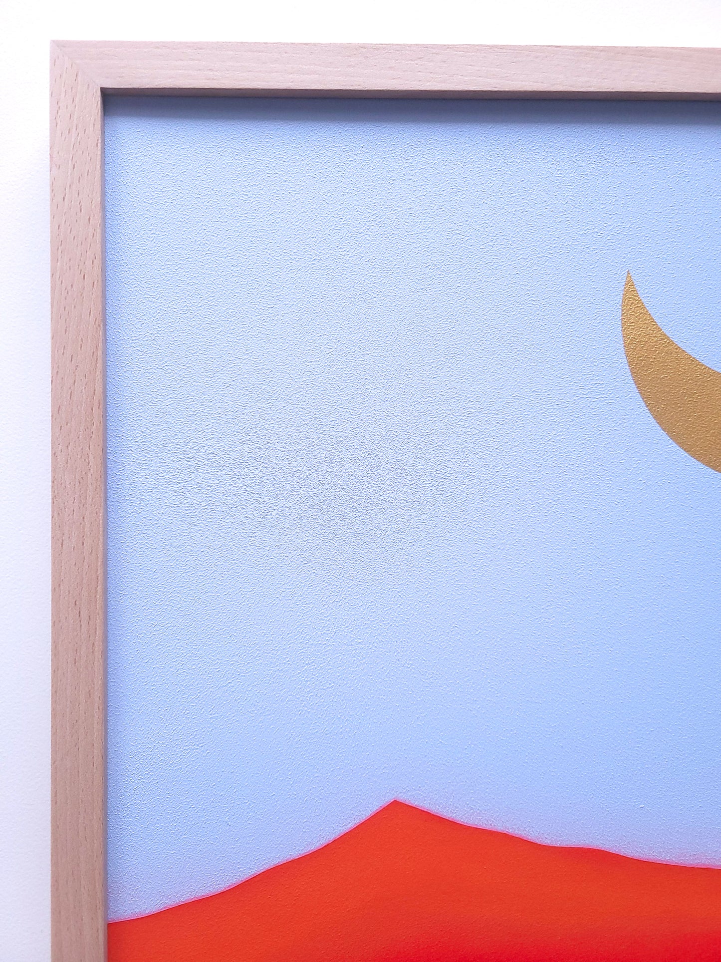 "Red Mountain Moon" - 42 x 59,7 cm (A2)