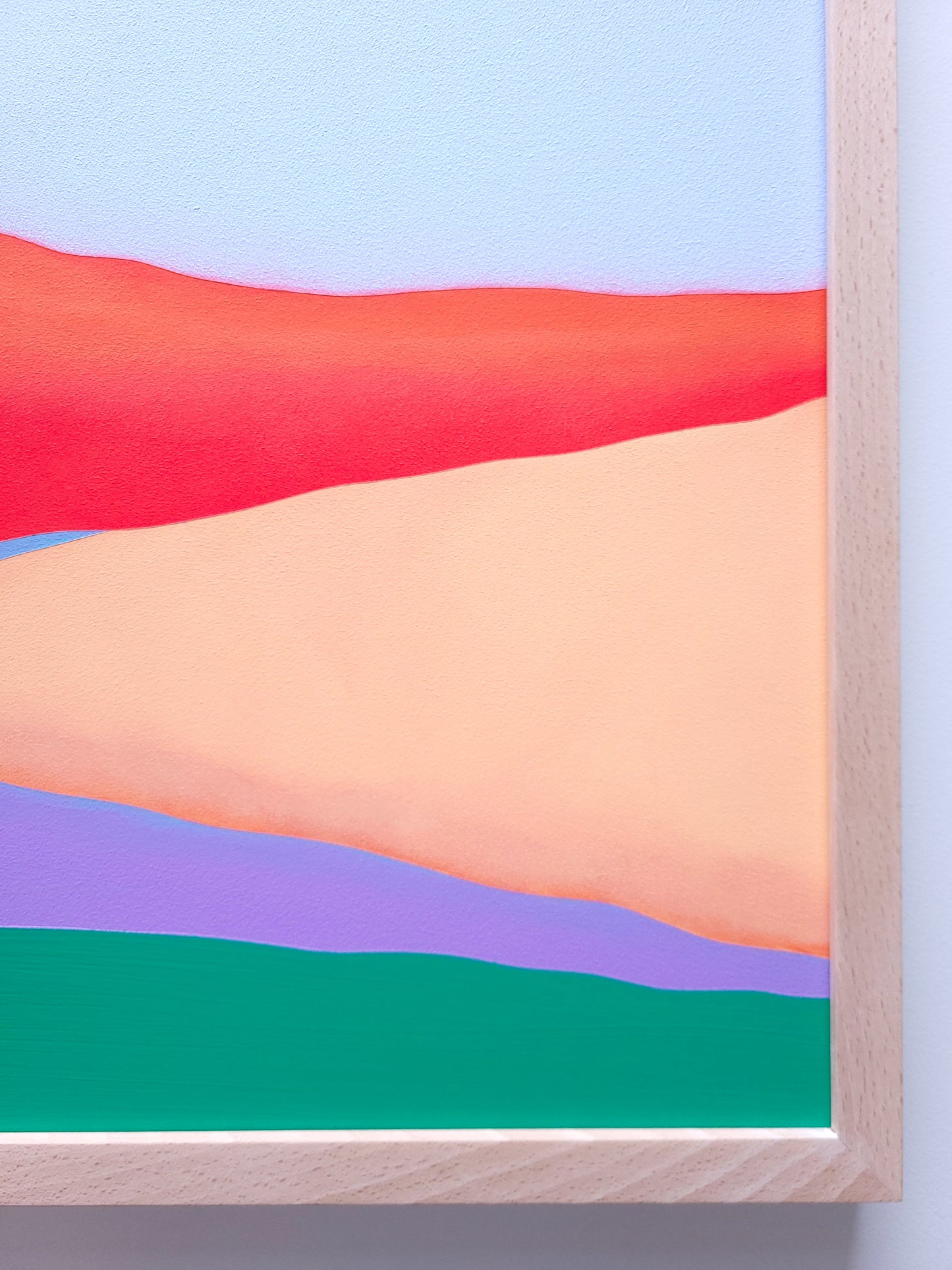 "Red Mountain Moon" - 42 x 59,7 cm (A2)