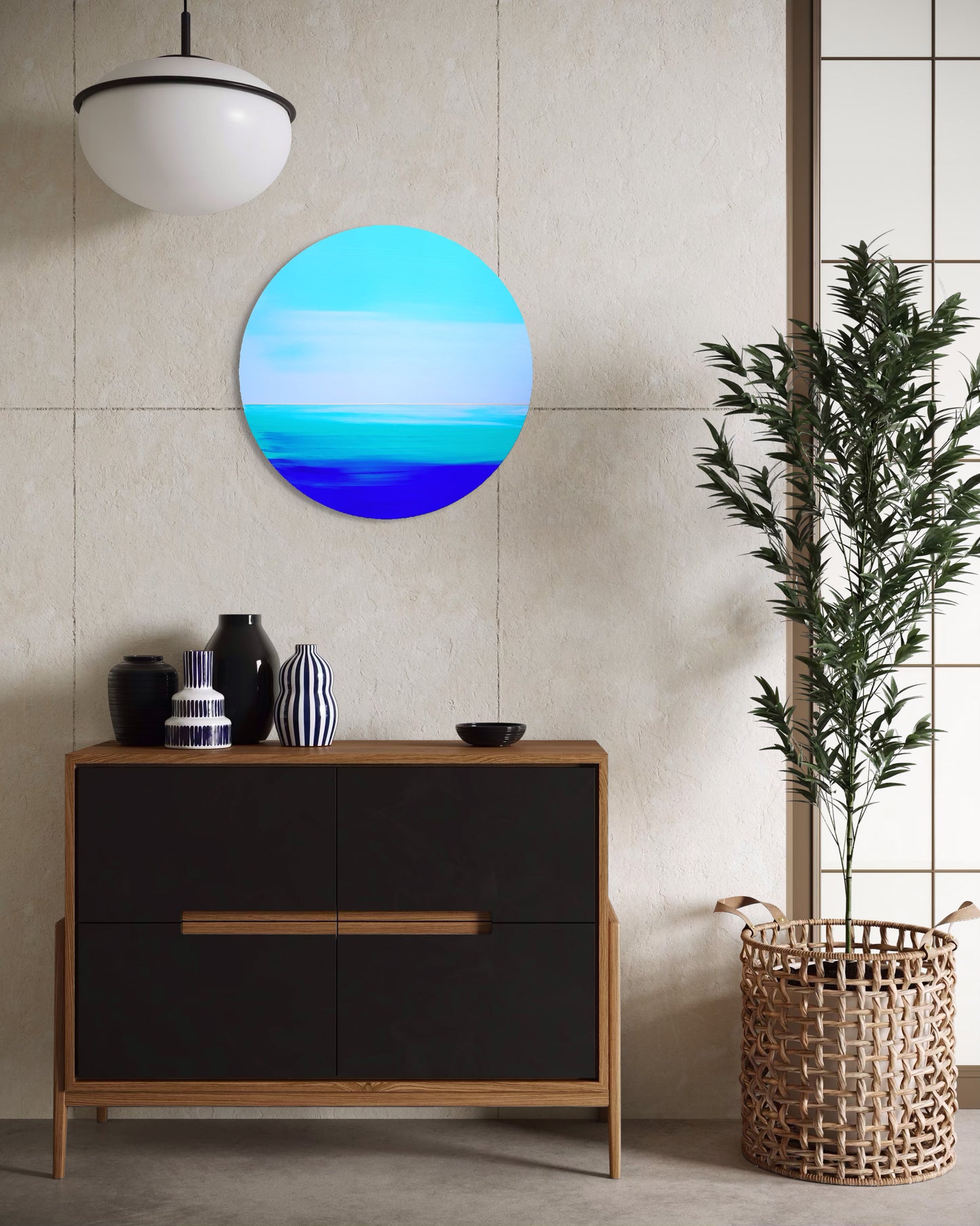 "Stories Written By The Sea" - okrąg 60 cm