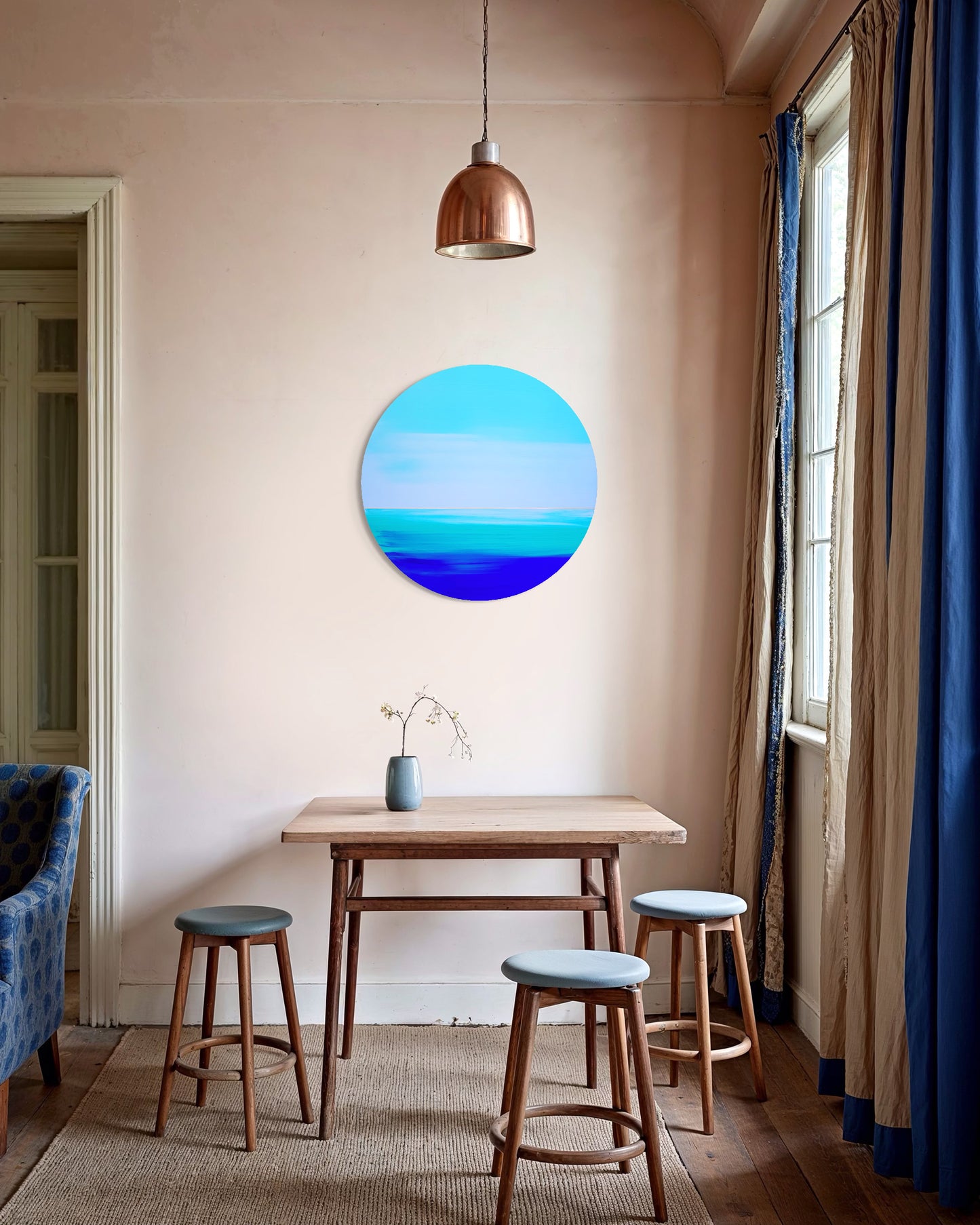 "Stories Written By The Sea" - okrąg 60 cm