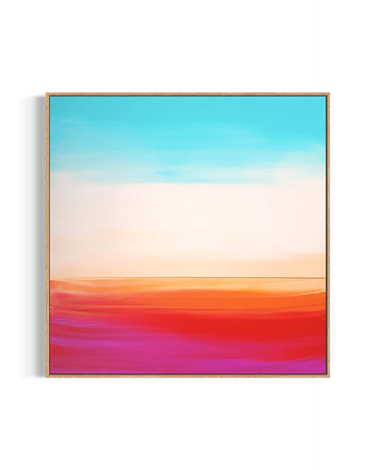 "Song of the Sun and the Wind" - 40 x 40 cm