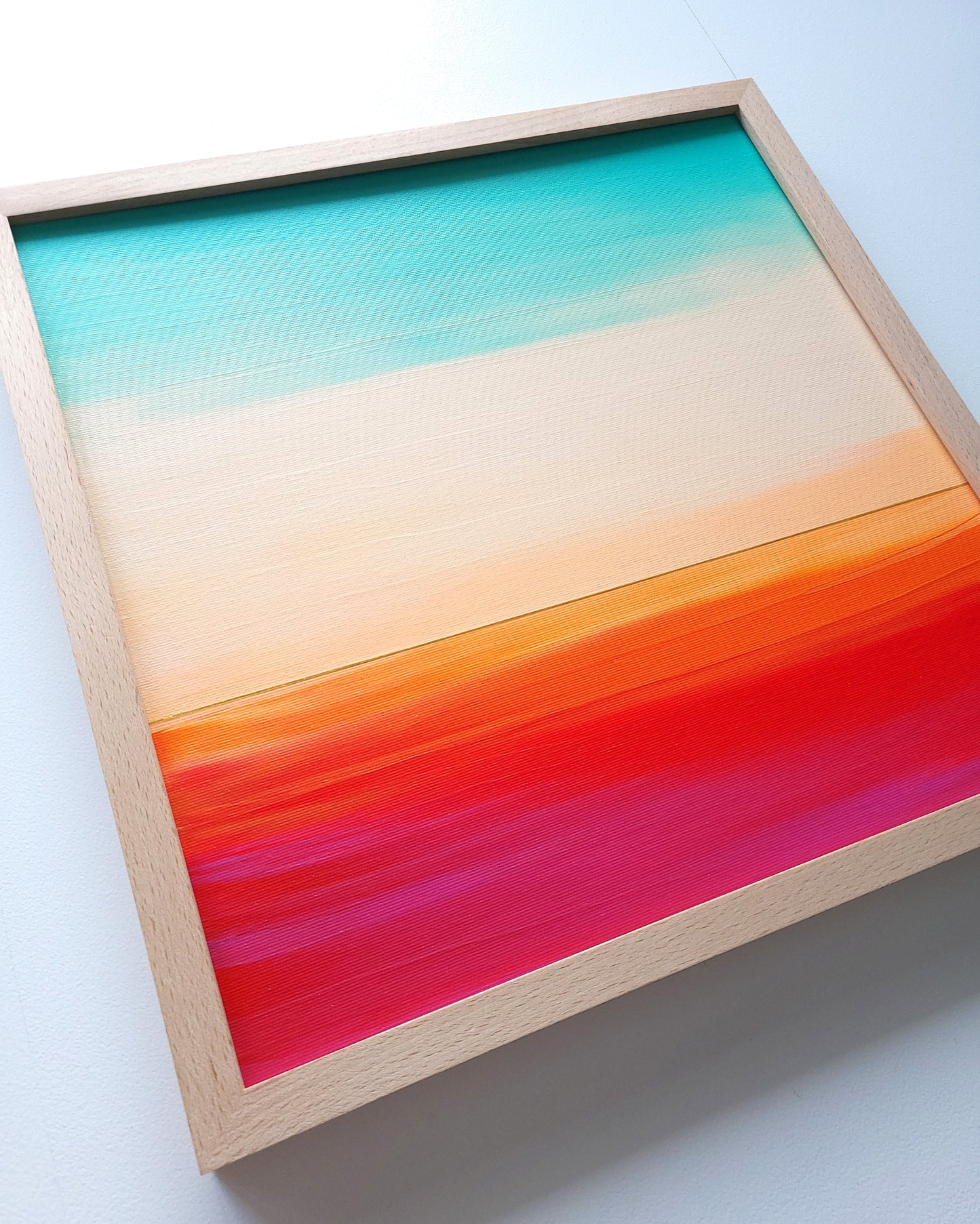 "Song of the Sun and the Wind" - 40 x 40 cm