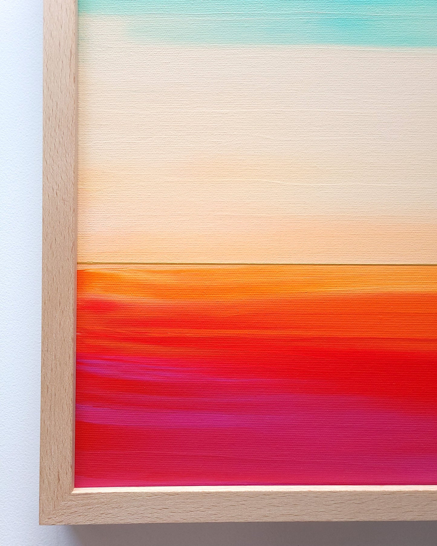 "Song of the Sun and the Wind" - 40 x 40 cm