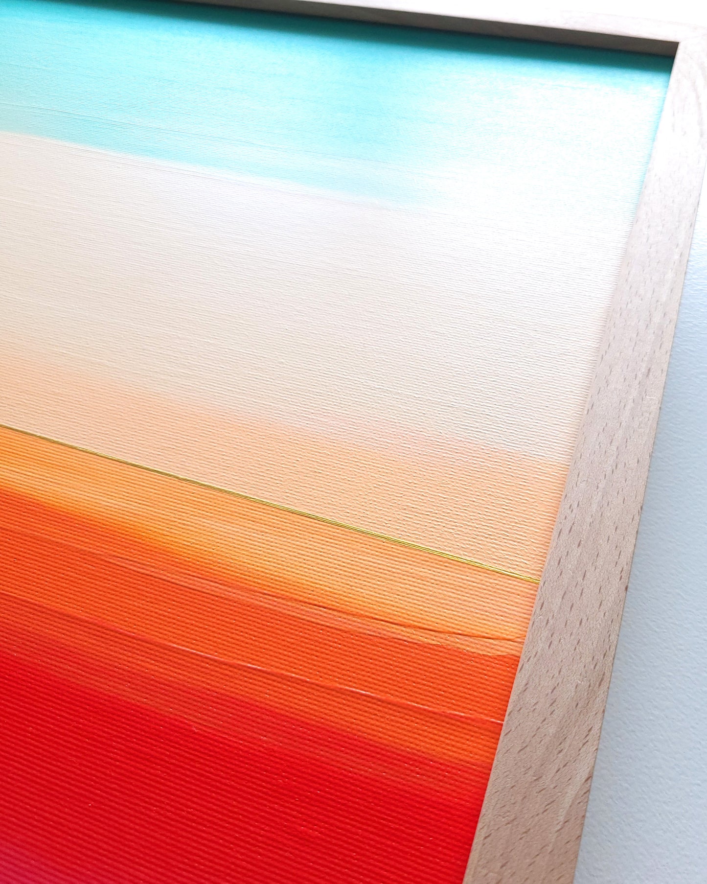 "Song of the Sun and the Wind" - 40 x 40 cm