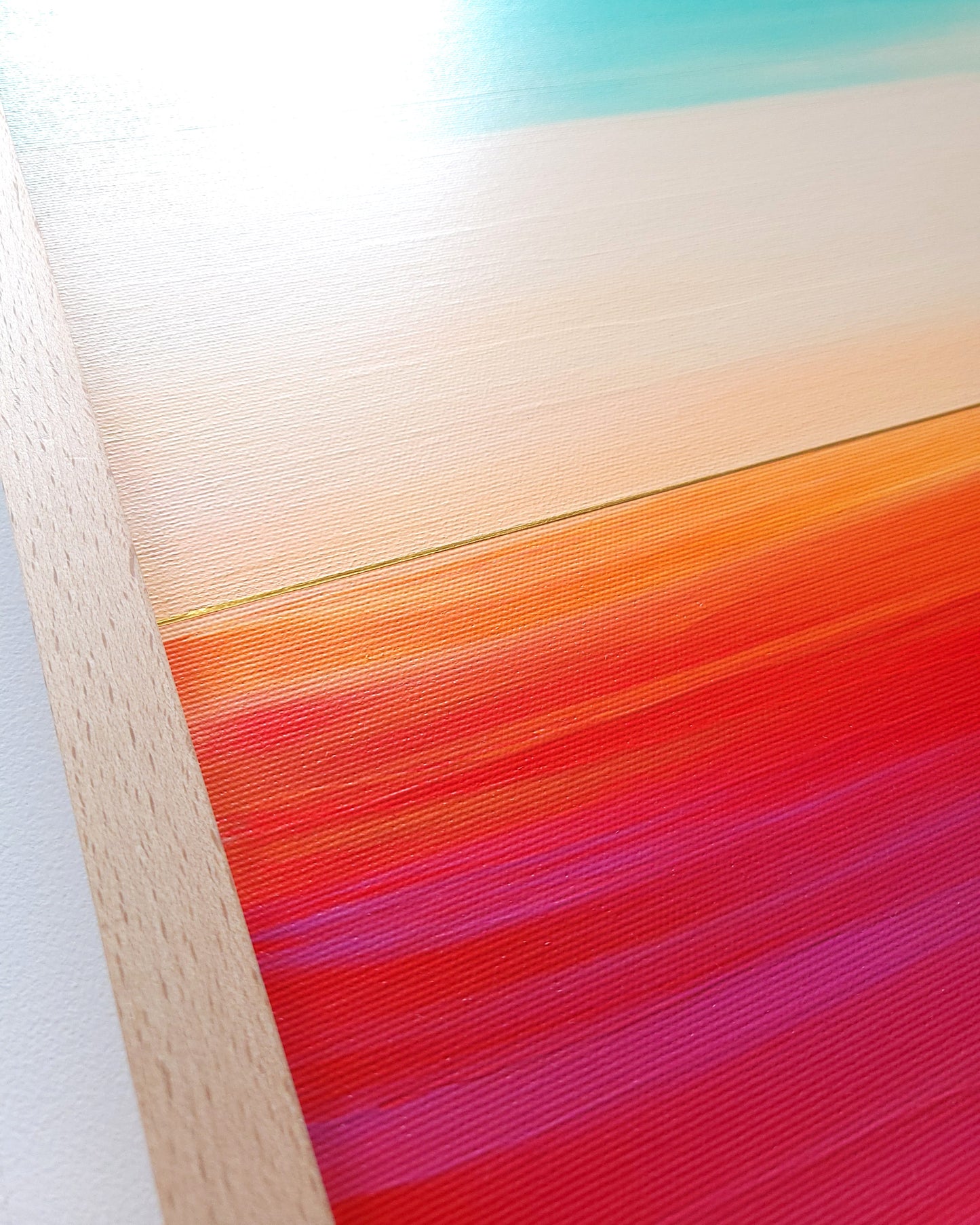 "Song of the Sun and the Wind" - 40 x 40 cm