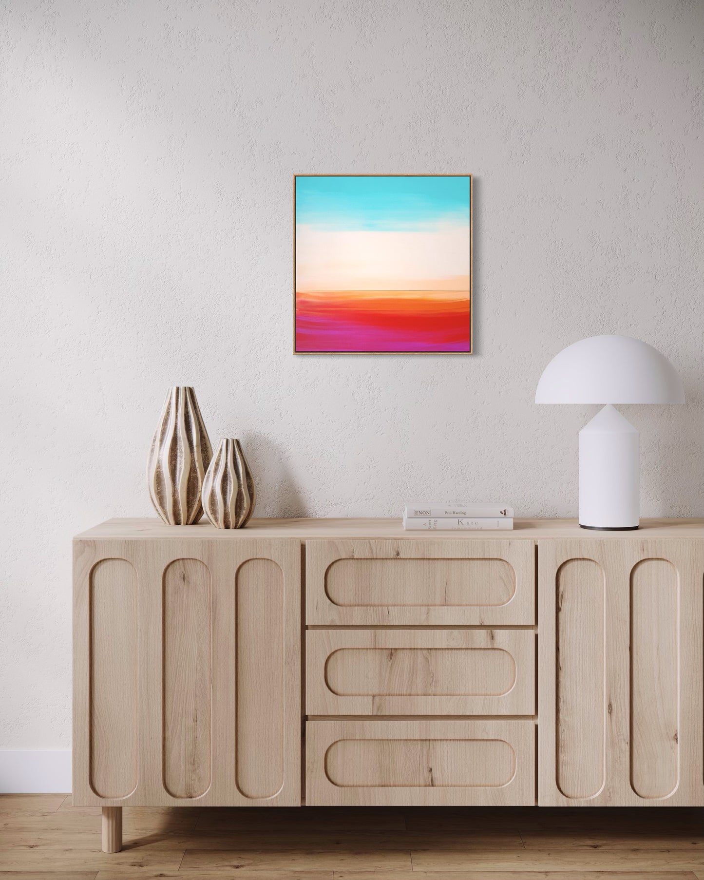 "Song of the Sun and the Wind" - 40 x 40 cm