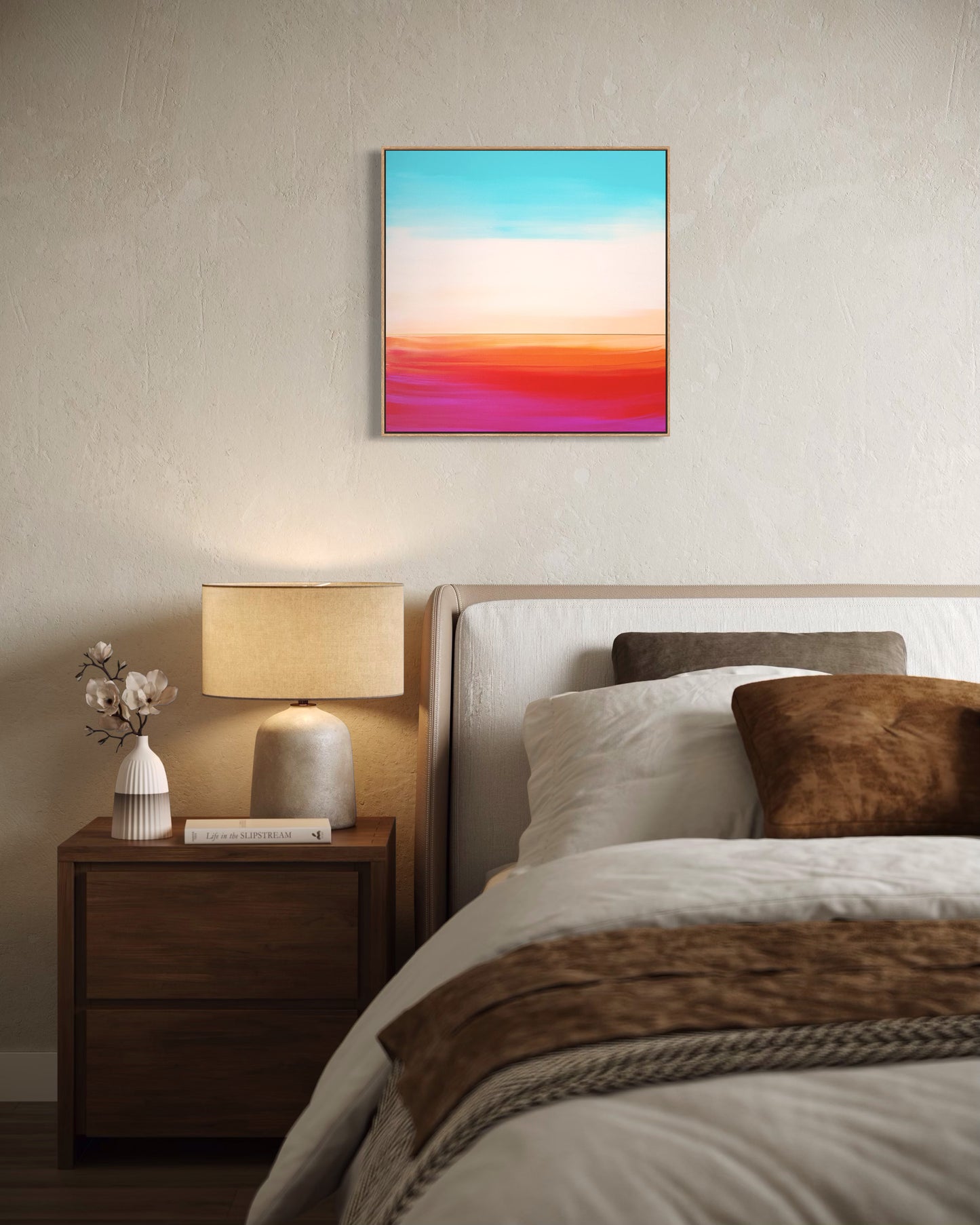 "Song of the Sun and the Wind" - 40 x 40 cm