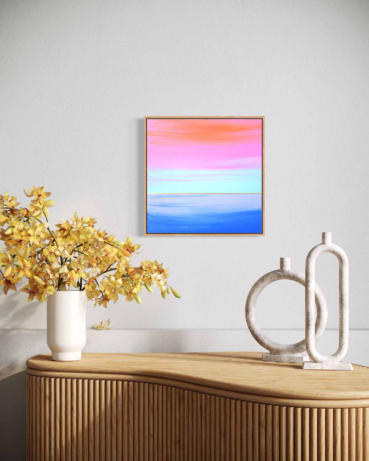 "Sun And Sea" - 20 x 20 cm