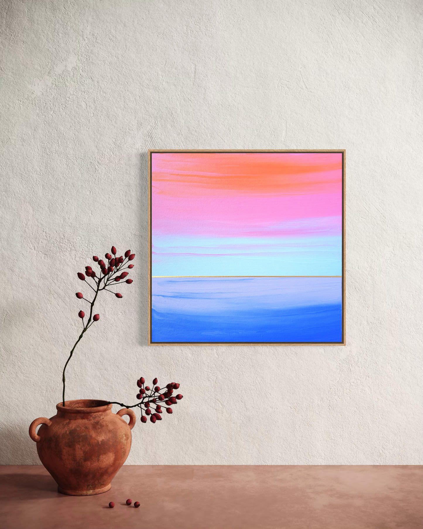 "Sun And Sea" - 20 x 20 cm