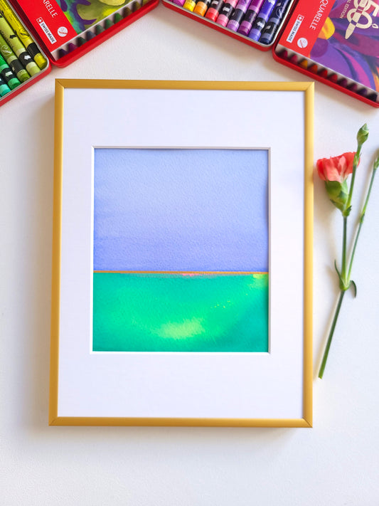"Golden Horizon" ( 21/2026 ) - 18 x 24 cm