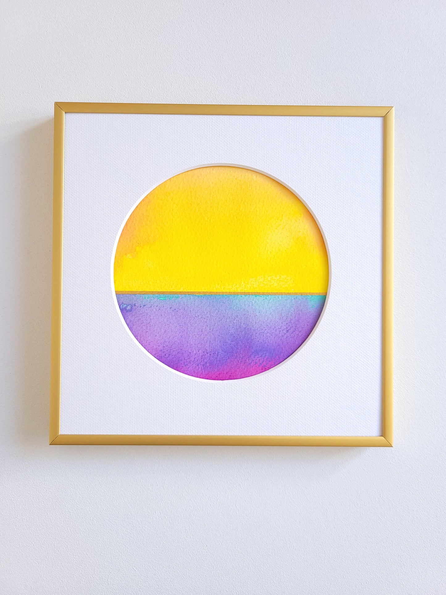 "Golden Horizon XXV" - 20 x 20 cm