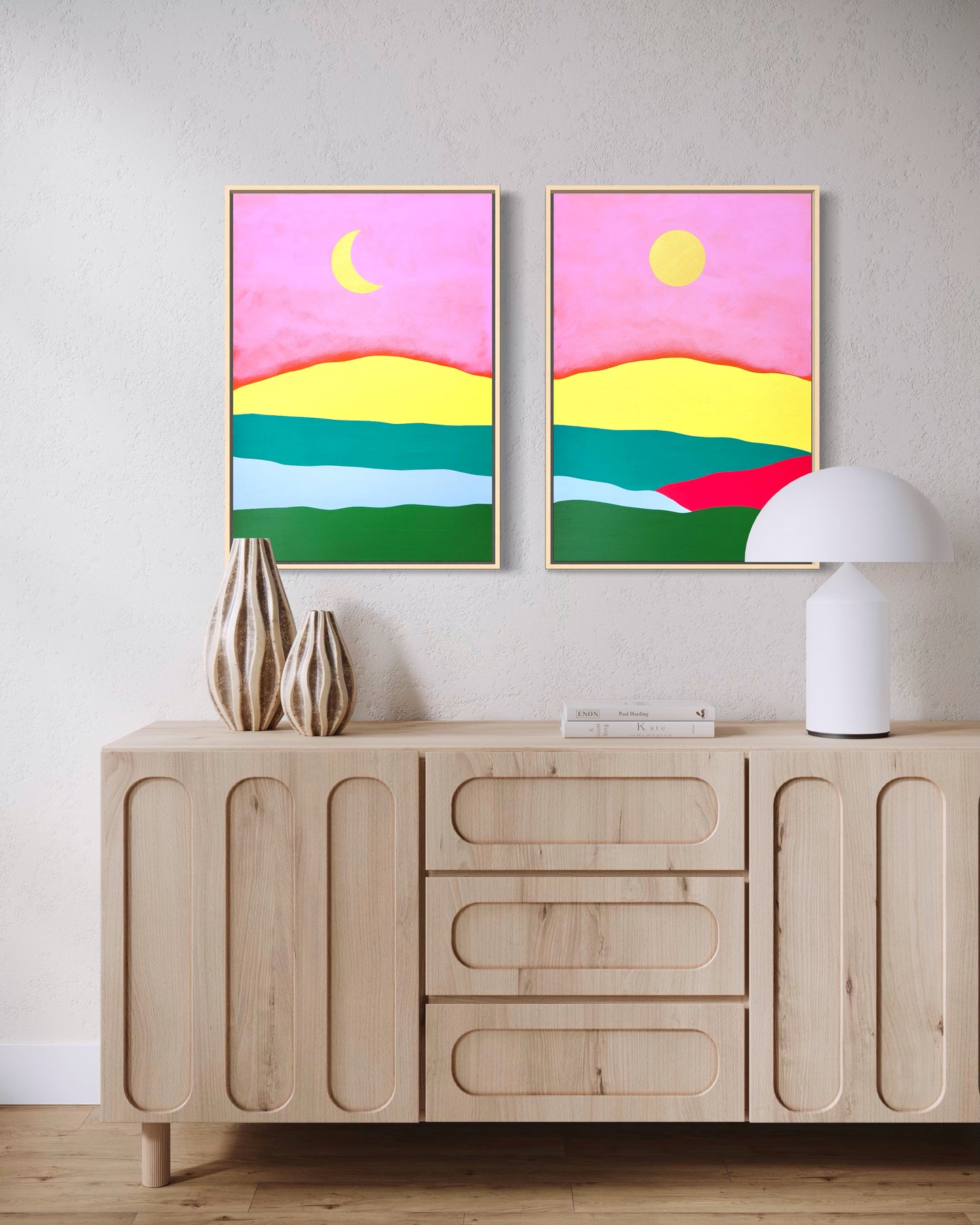 "Summer Fields" -Dyptyk- 2 x 42 x 59,7 cm (A2)