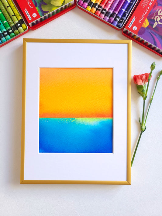 "Golden Horizon" ( 23/2026 ) - 18 x 24 cm