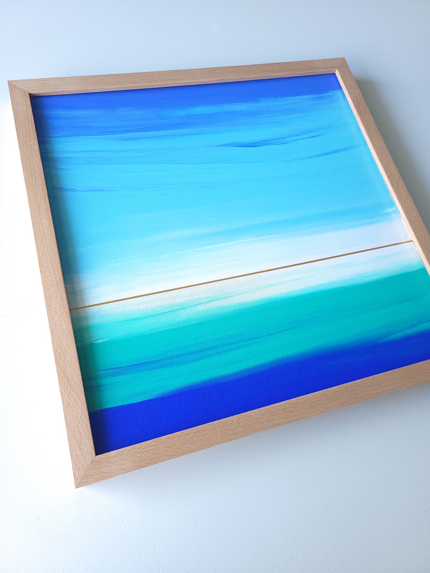 "Sea Luminosity" - 40 x 40 cm