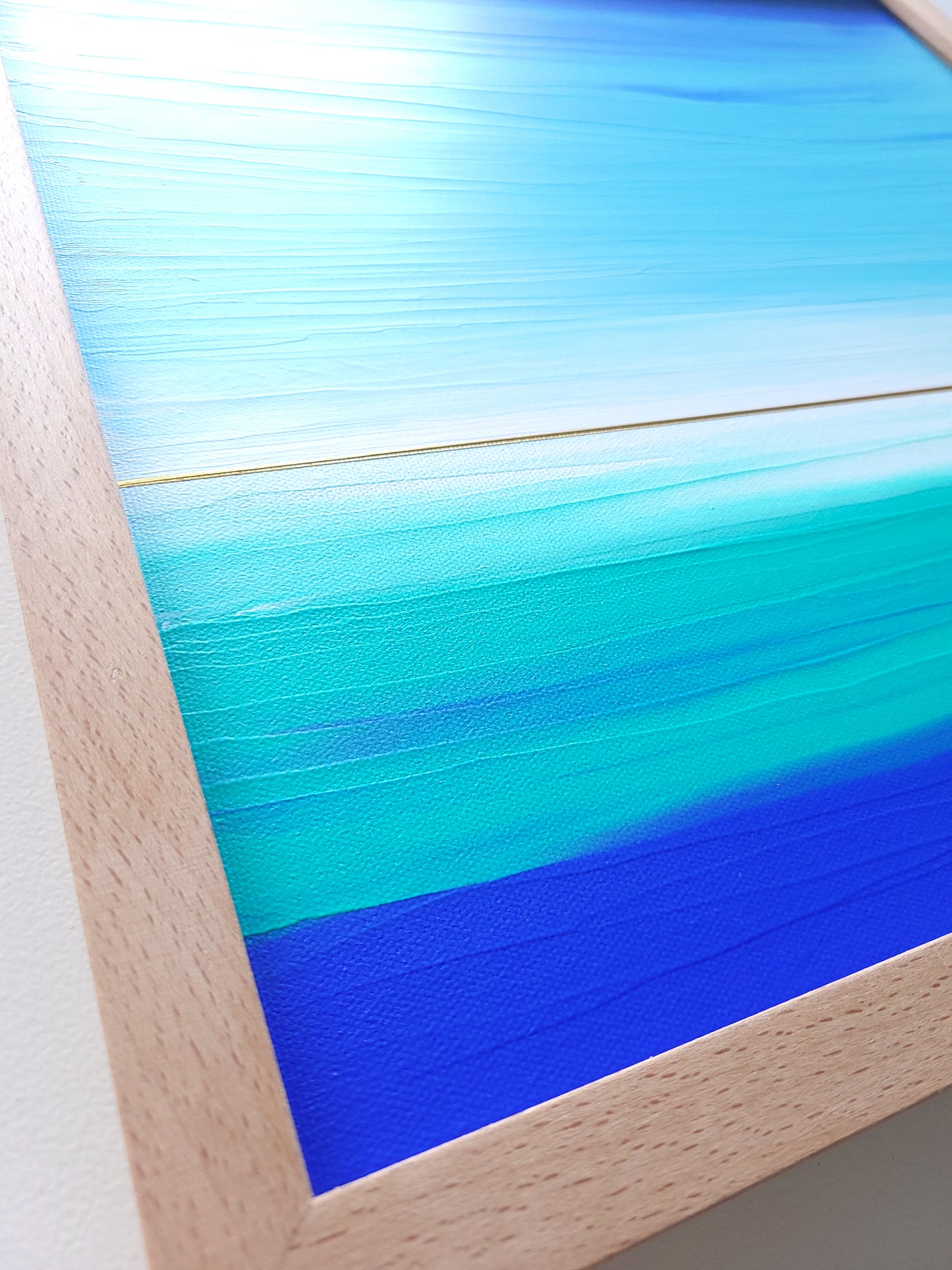 "Sea Luminosity" - 40 x 40 cm
