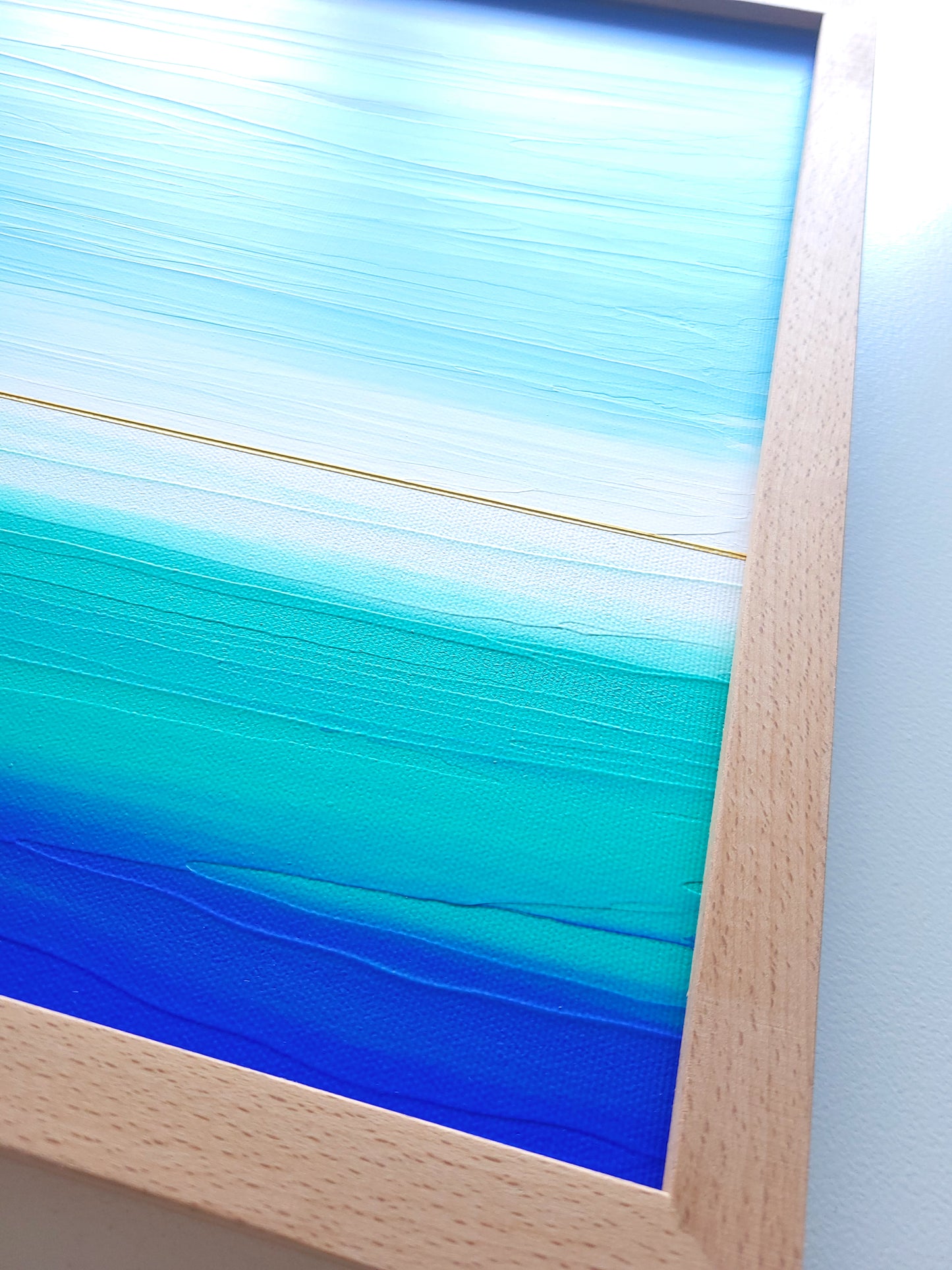 "Sea Luminosity" - 40 x 40 cm