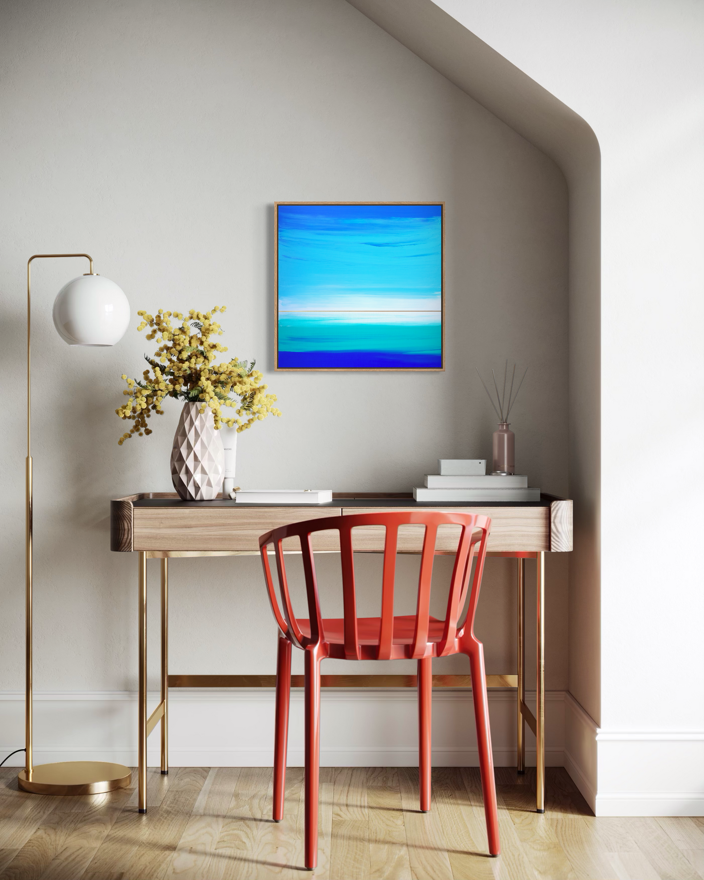 "Sea Luminosity" - 40 x 40 cm
